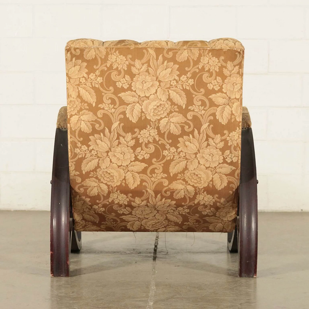 Upholstered beech armchair, 30s 1185255