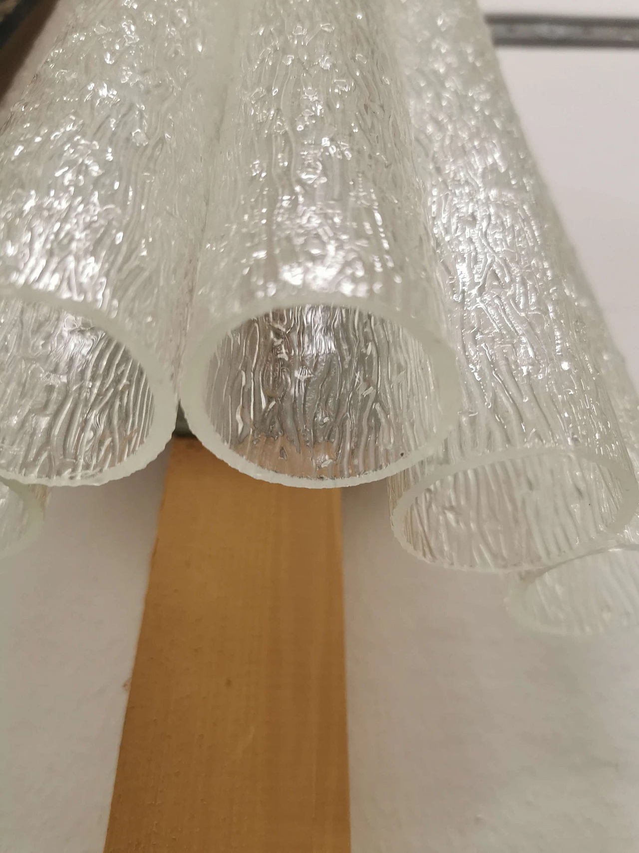 Pair of glass wall lamps by Toni Zuccheri for Venini 1185435