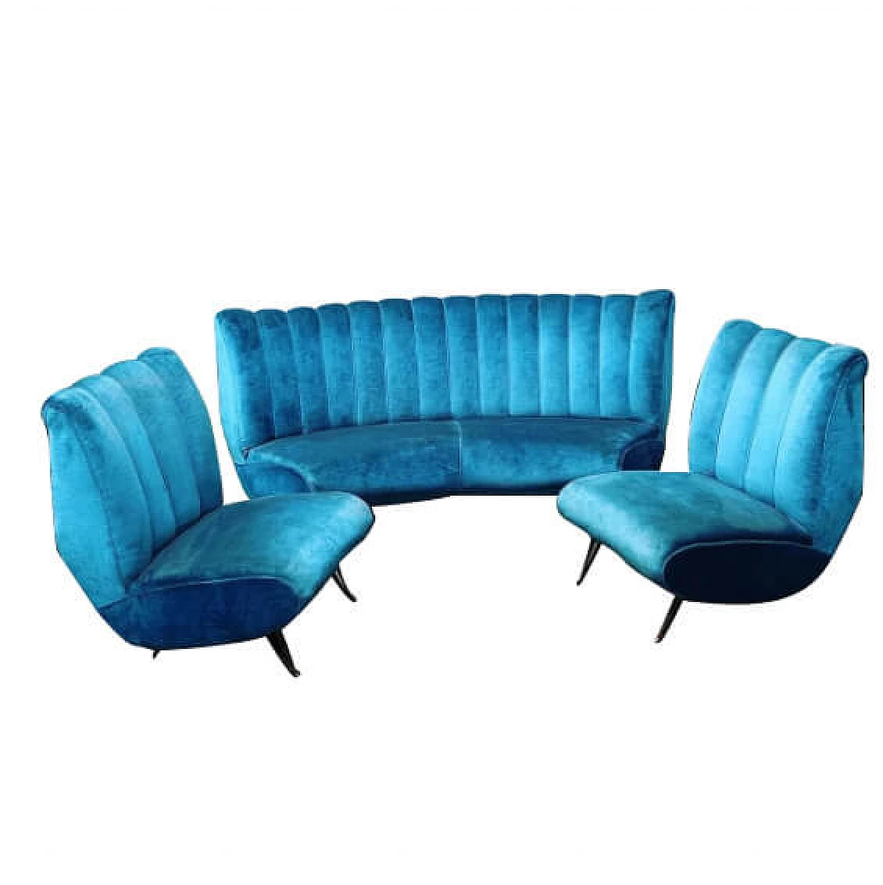 Set da soggiorno di ISA Bergamo, anni '50 1185462