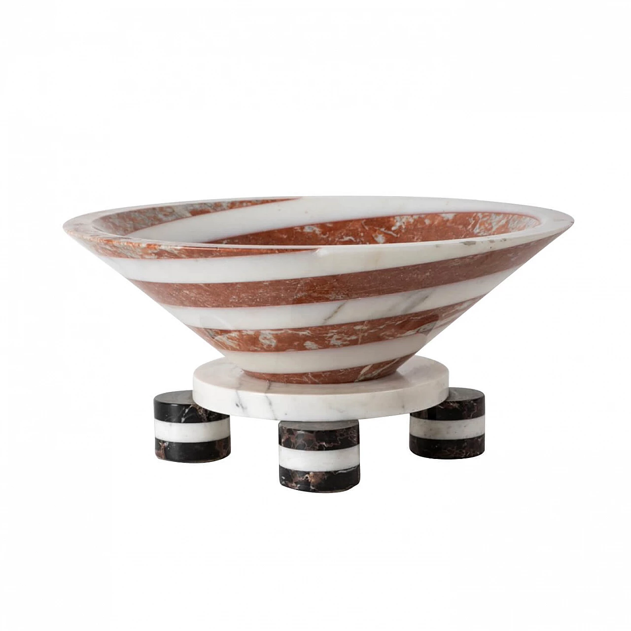 Importante centrotavola in marmo Piotr di Martine Bedin per Up&Up, anni '80 1185541