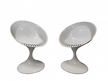 Pair of armchairs by Marcello Ziliani for Casprini