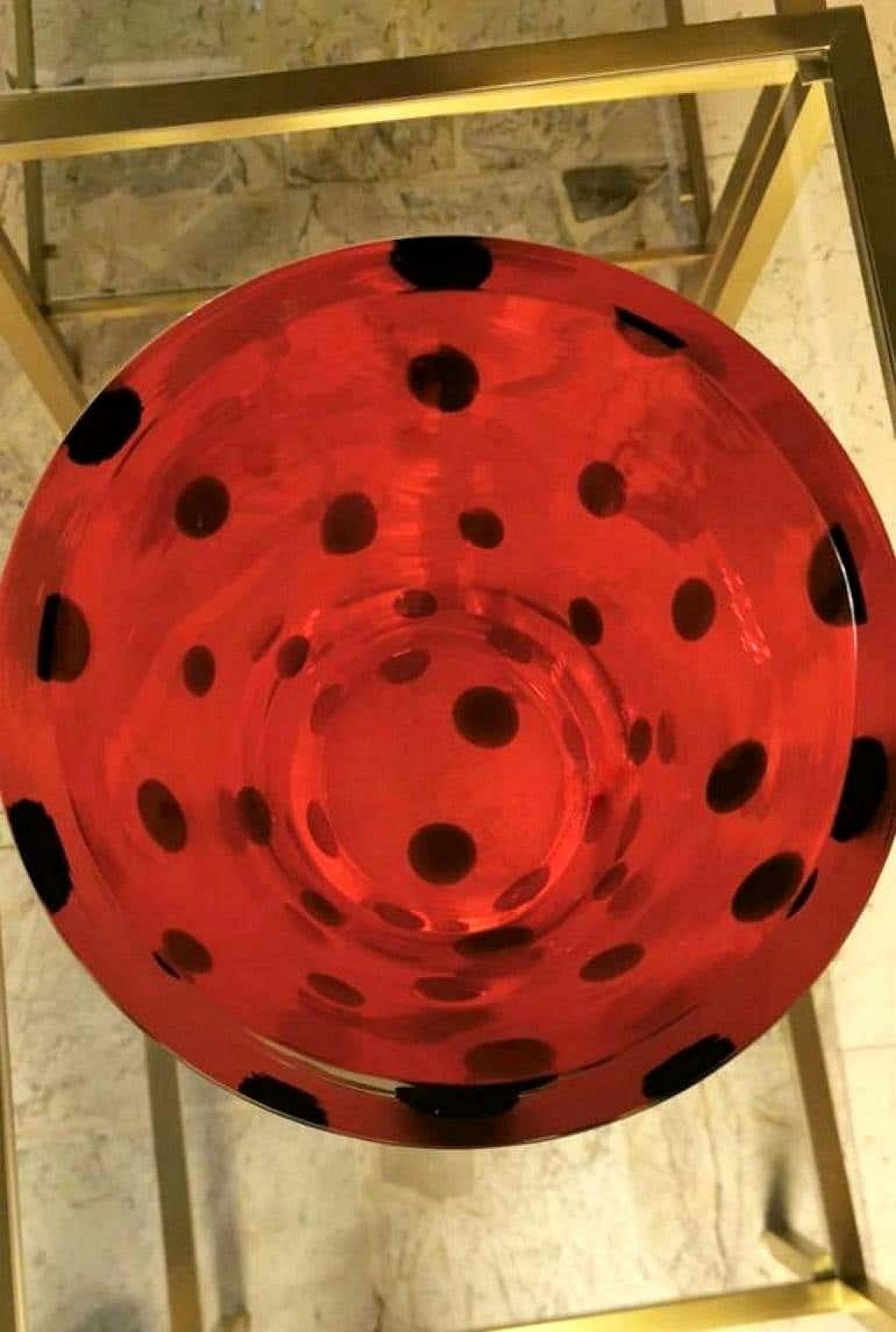 Vaso in vetro di Murano Sommerso firmato Salviati, 2000 1186223