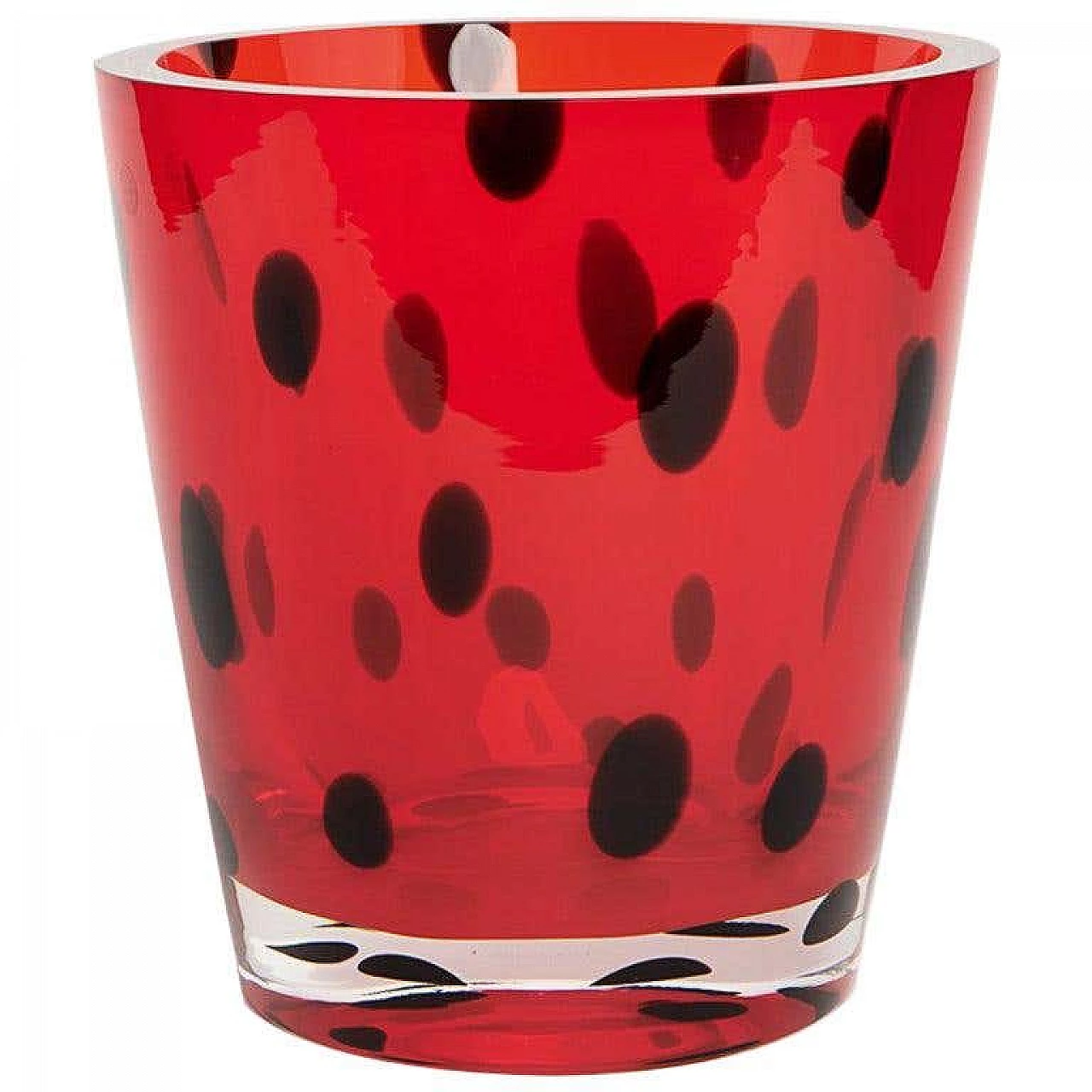 Vaso in vetro di Murano Sommerso firmato Salviati, 2000 1186228