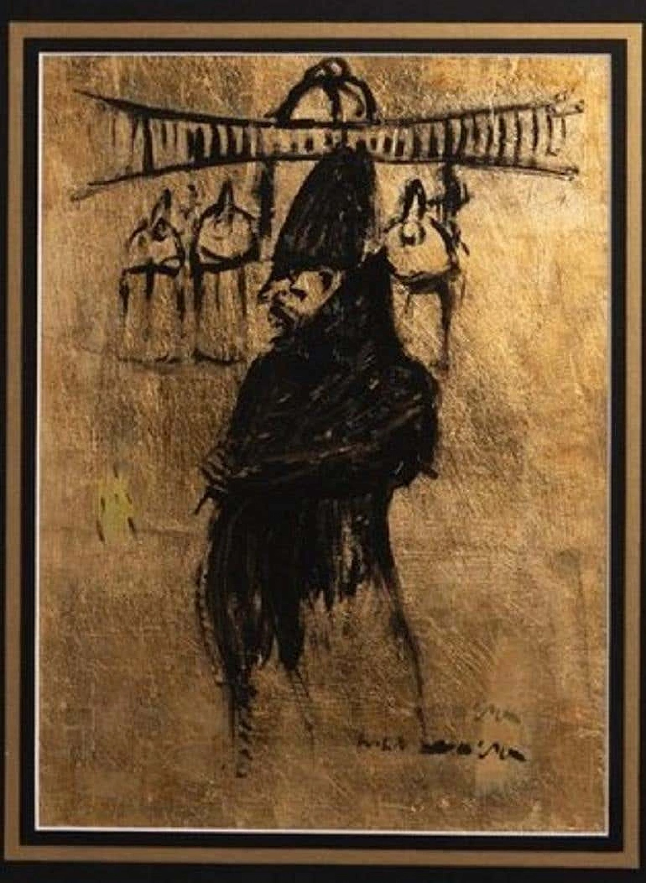 Painting tempera on paper by Max Marra, 2004 1186313