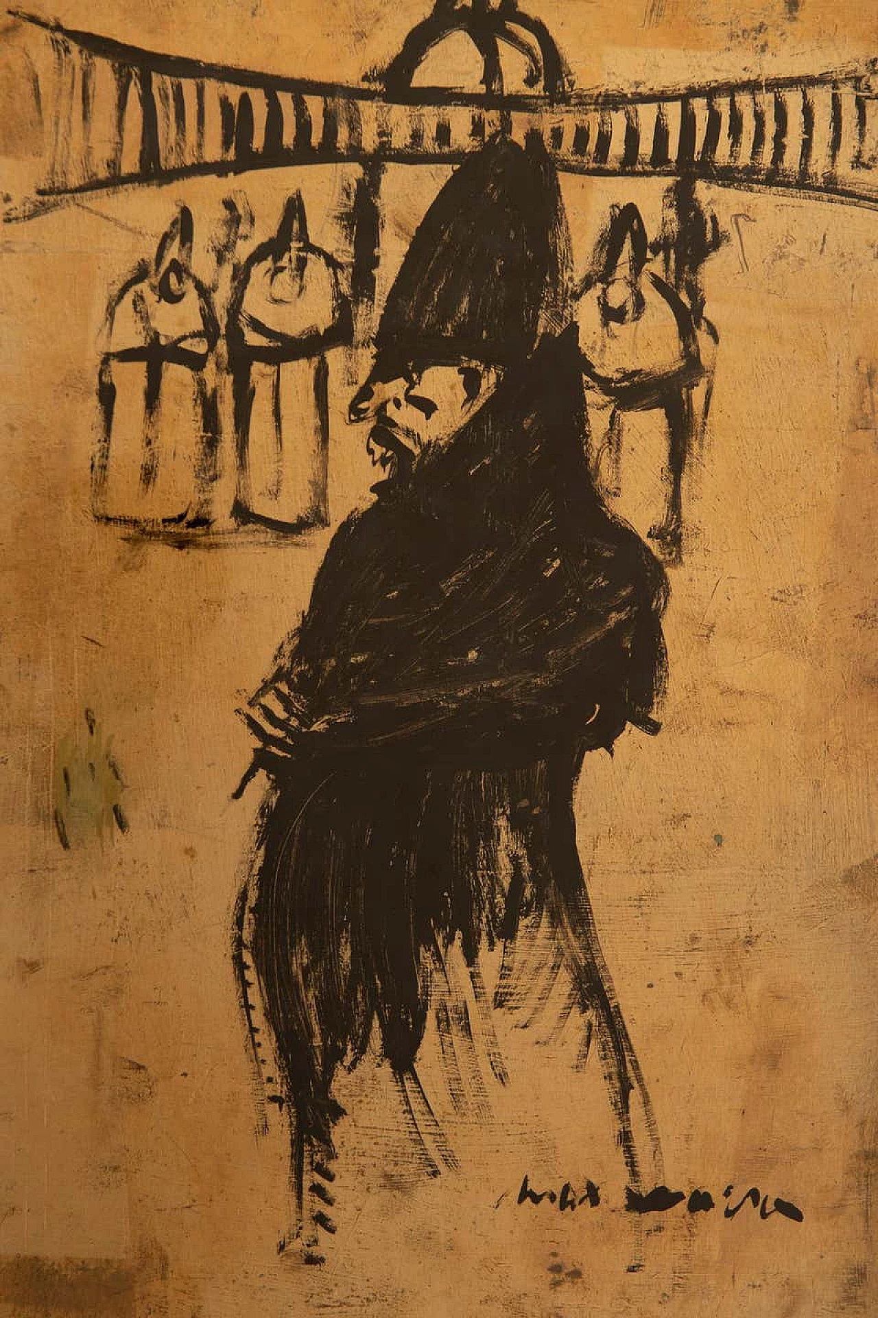 Painting tempera on paper by Max Marra, 2004 1186315