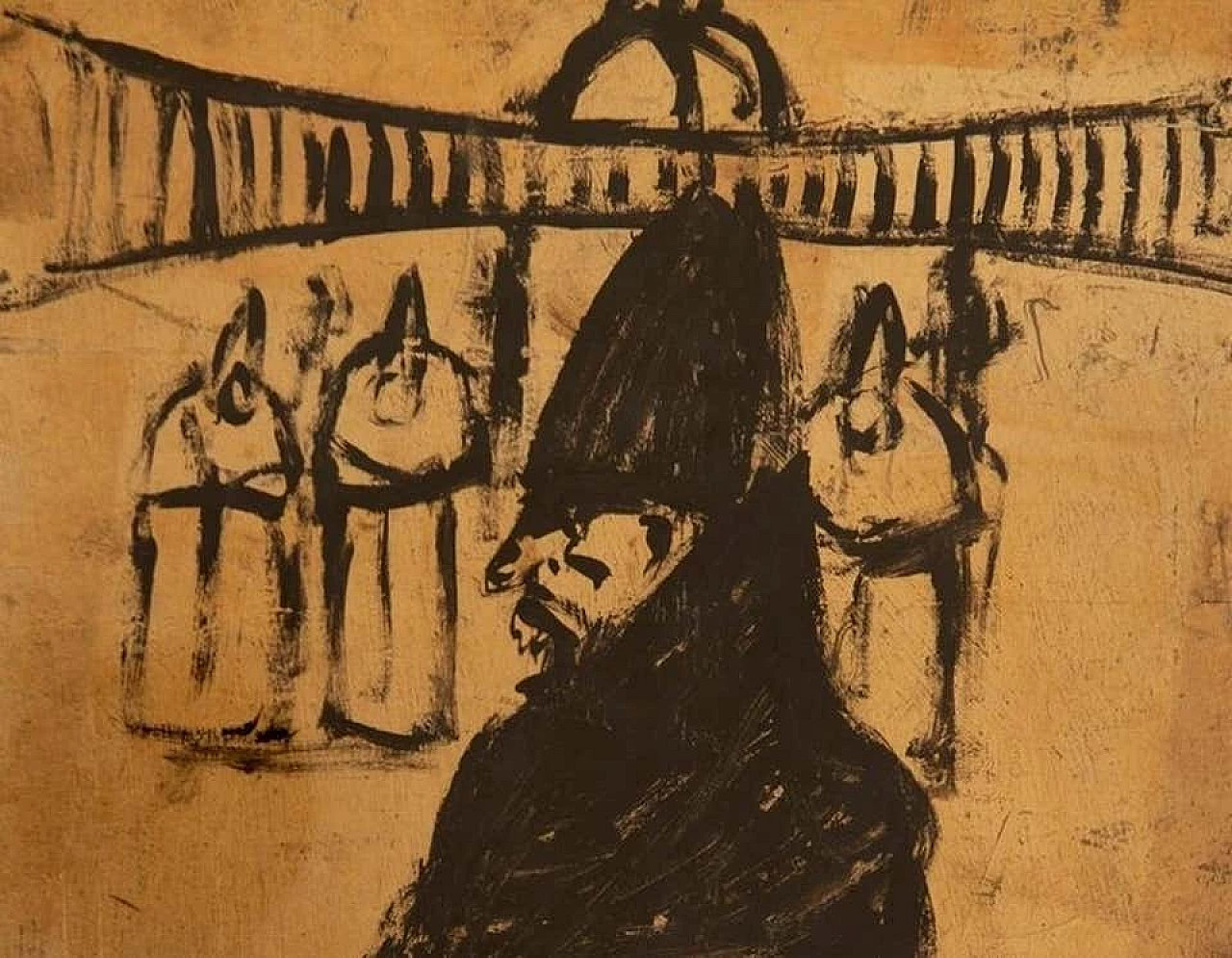 Painting tempera on paper by Max Marra, 2004 1186316