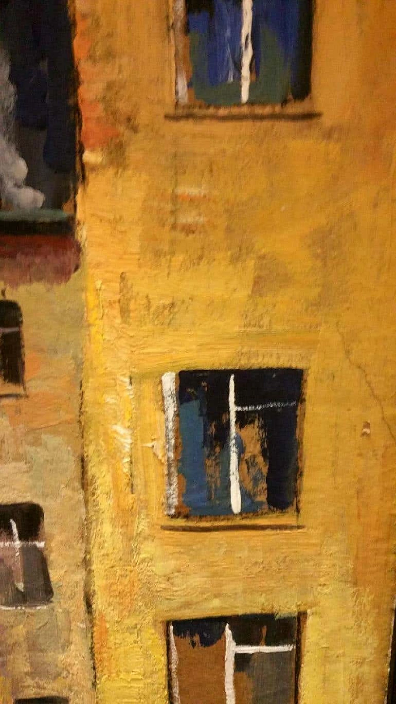 Dipinto a olio In the Yard di Munteanu Gheorghe, 1968 1186320