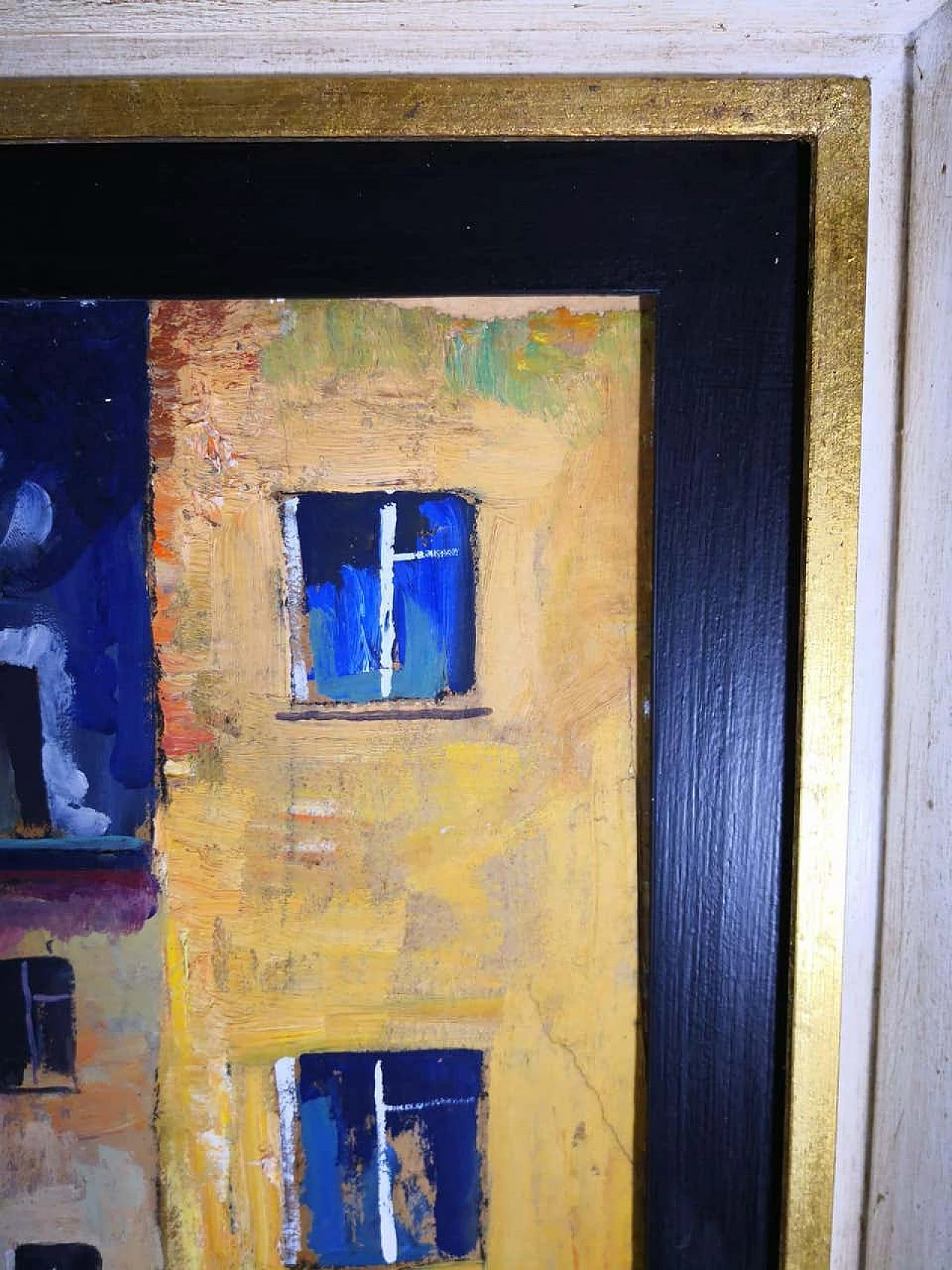 Dipinto a olio In the Yard di Munteanu Gheorghe, 1968 1186327