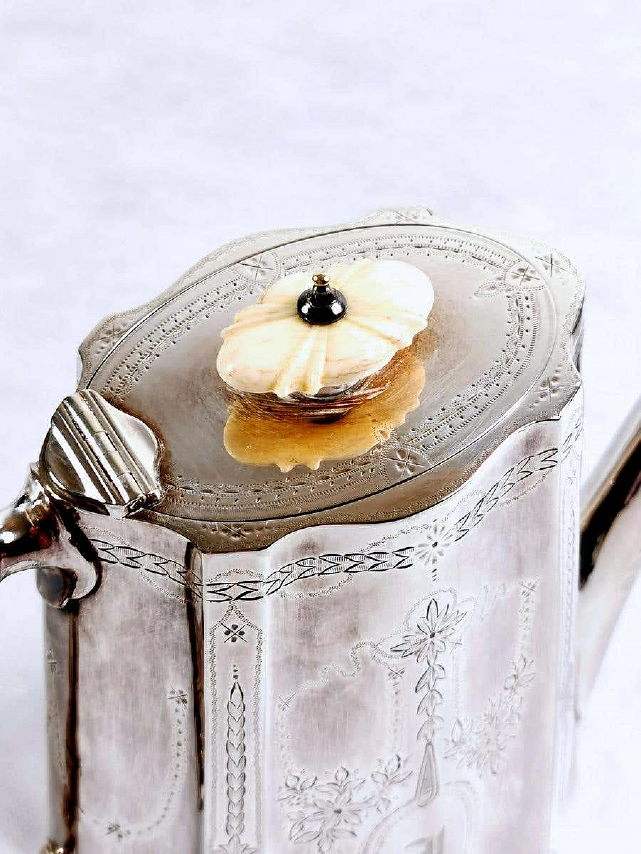 Servizio da tè e caffè vittoriano in silver plated 1186469