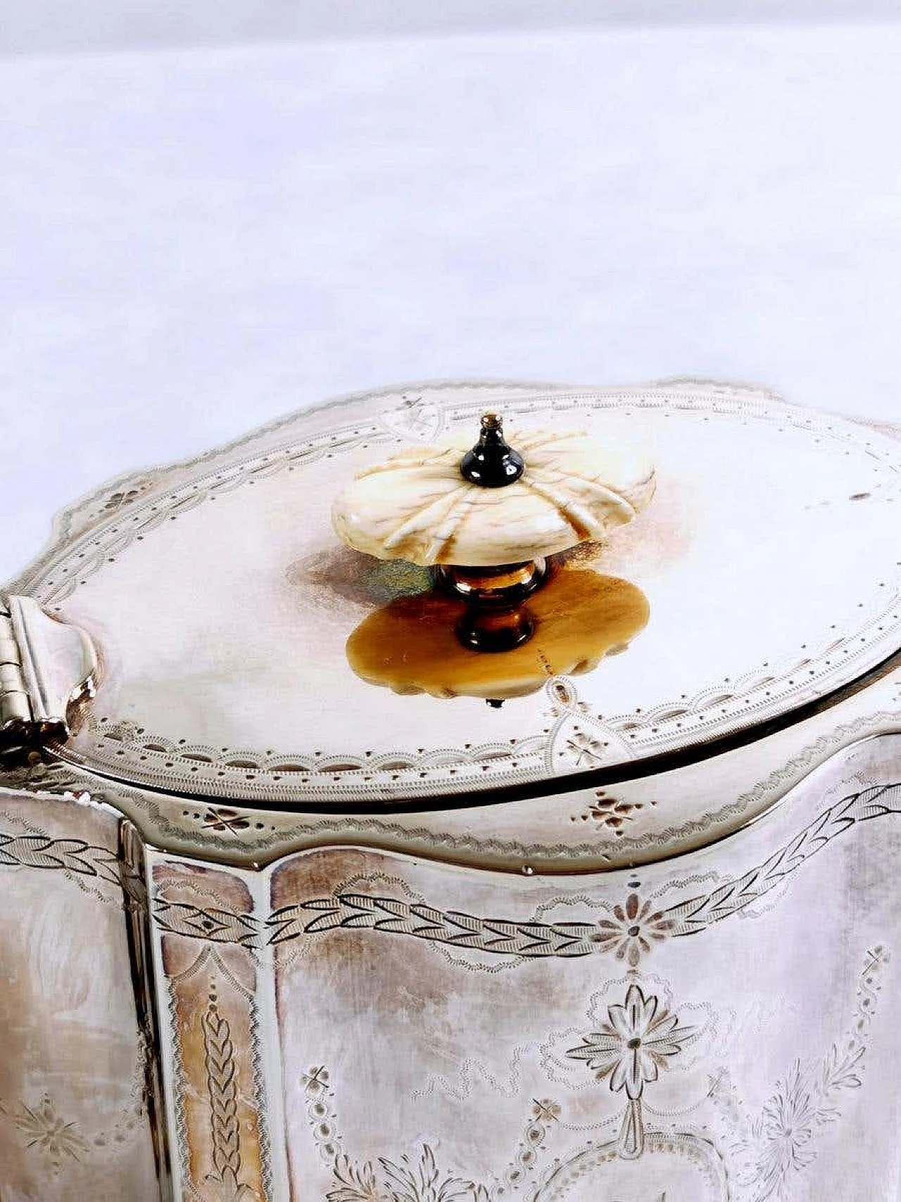 Servizio da tè e caffè vittoriano in silver plated 1186474