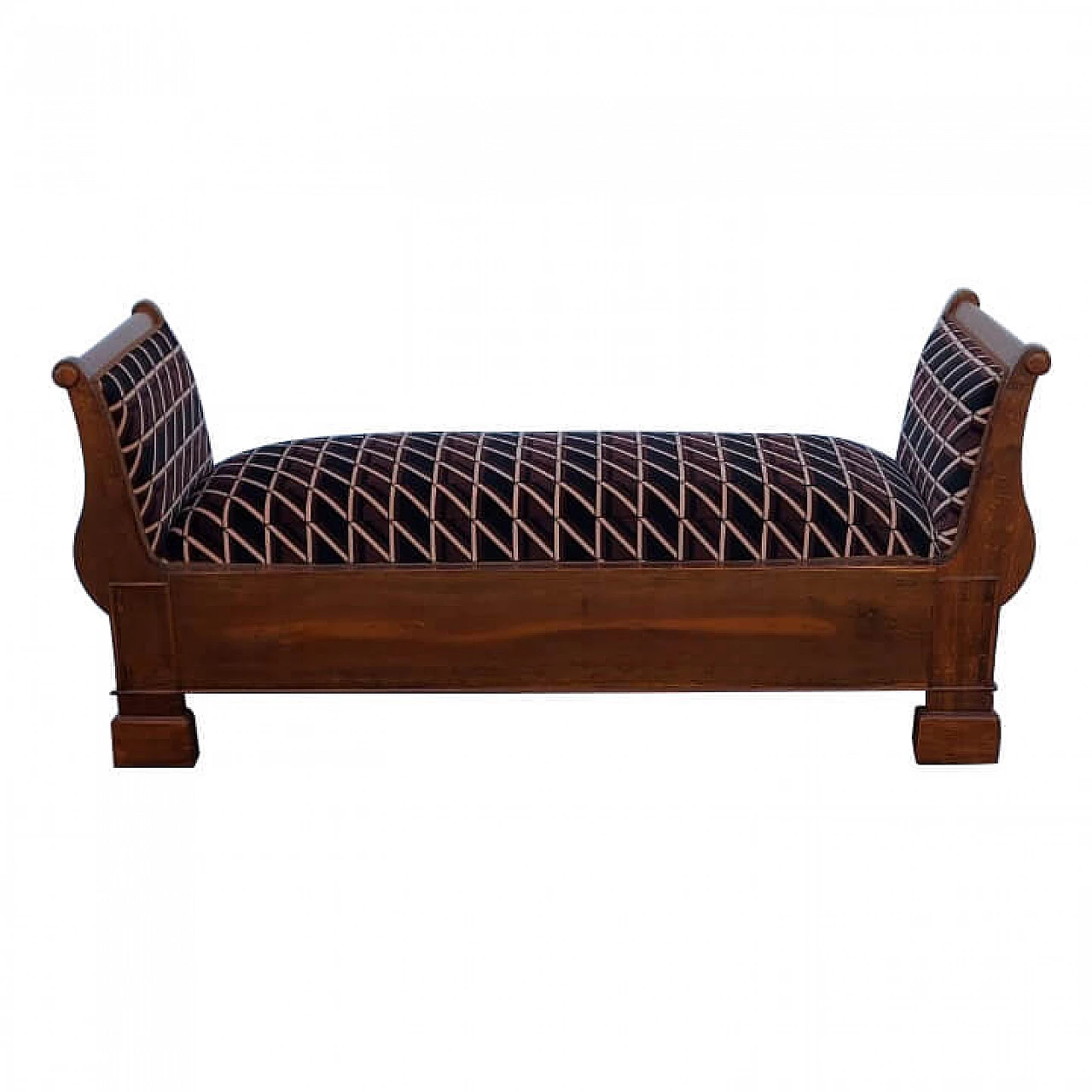 Daybed o Sofà in stile Impero con tessuto Roberta di Camerino, '800 1186819