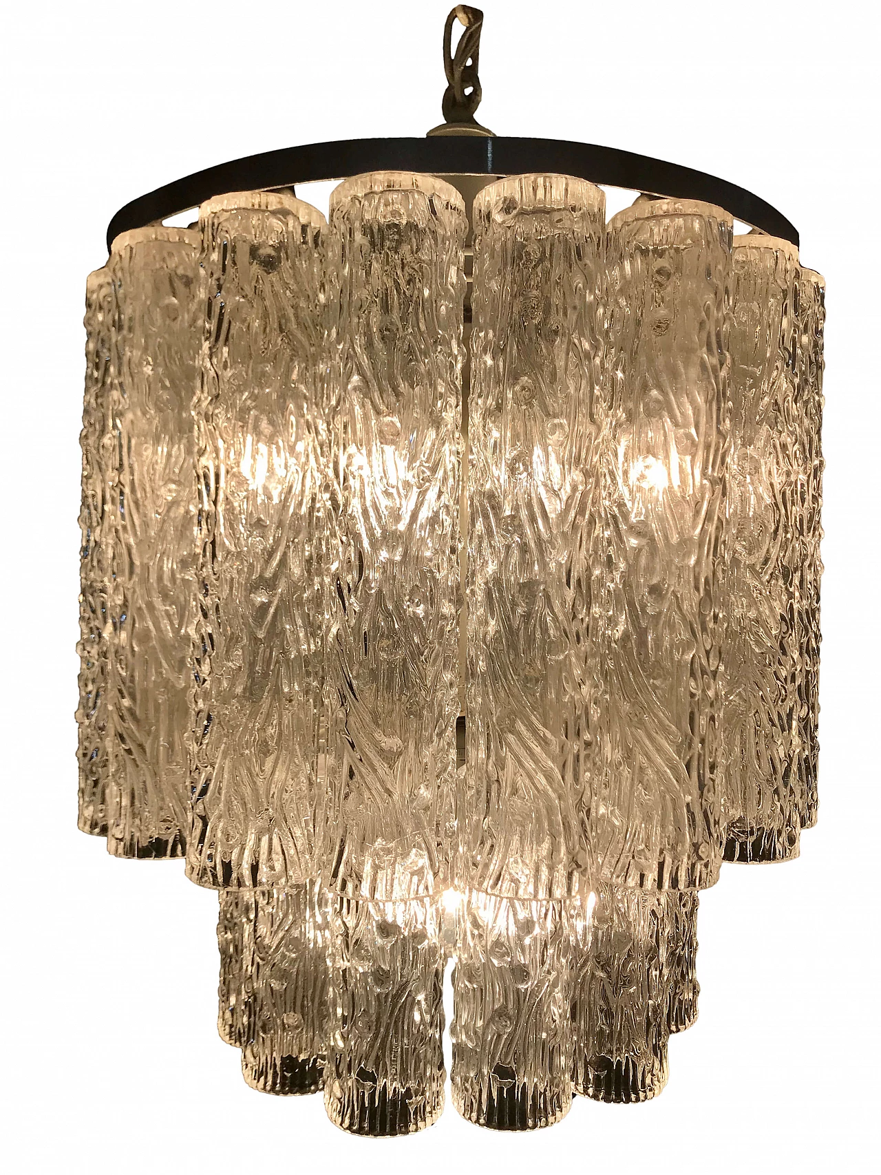 Tronchi ceiling lamp by Toni Zuccheri for Venini, Murano, original 60s 1186873