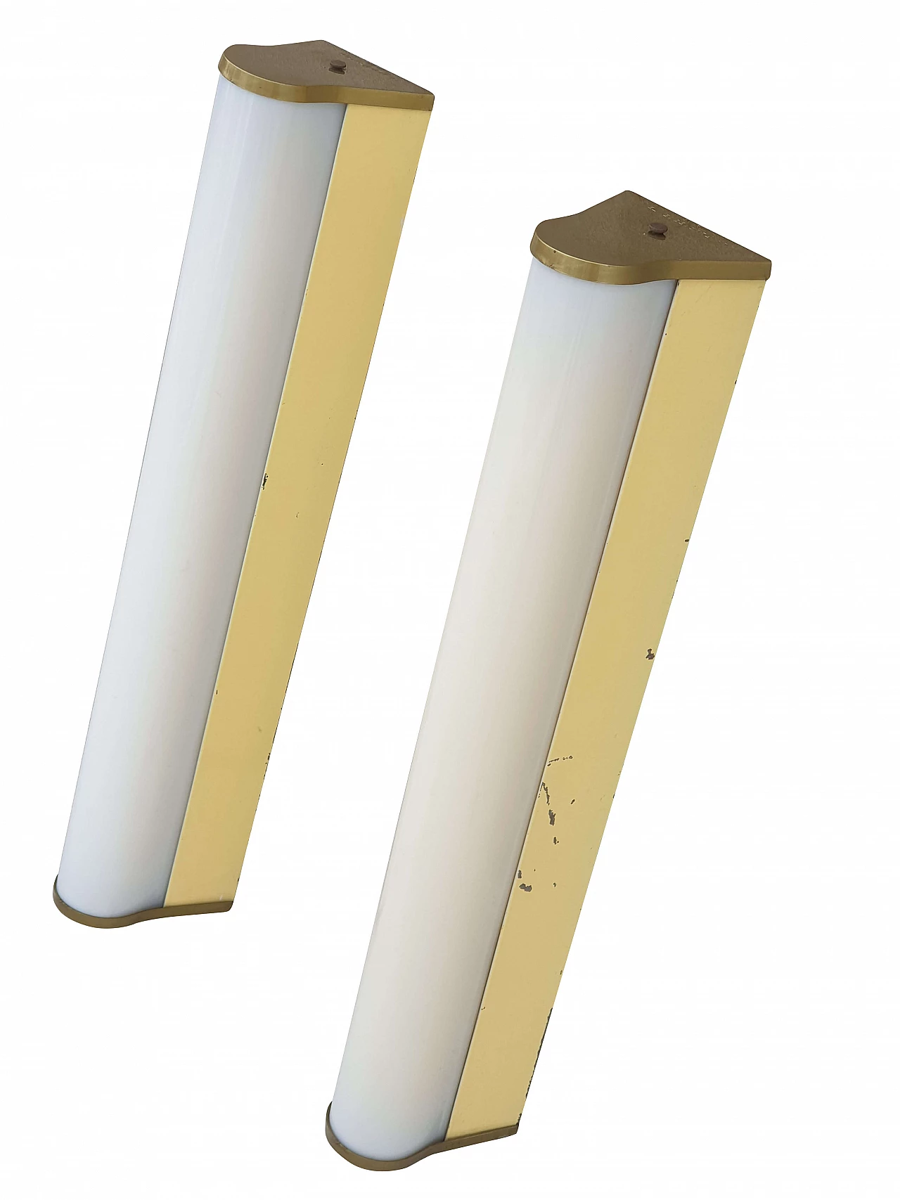 Coppia di lampade da parete di La Fluorescente Milano, anni '50 1186889