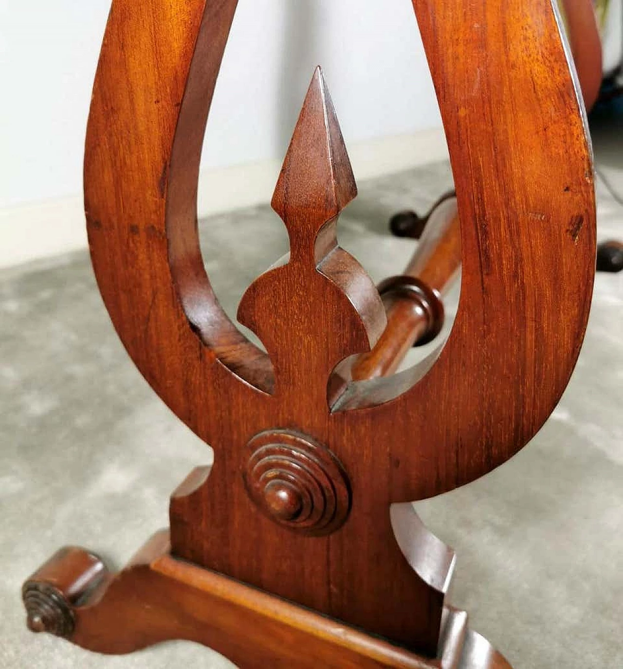 Biedermeir coffee table or writing desk in mahogany, 19th century 1187050