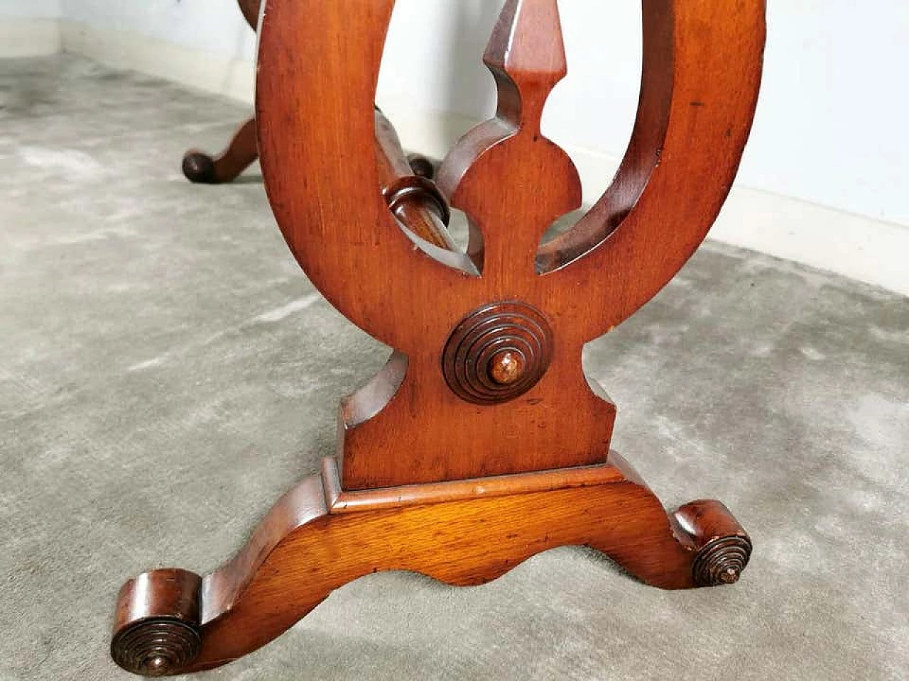 Biedermeir coffee table or writing desk in mahogany, 19th century 1187051