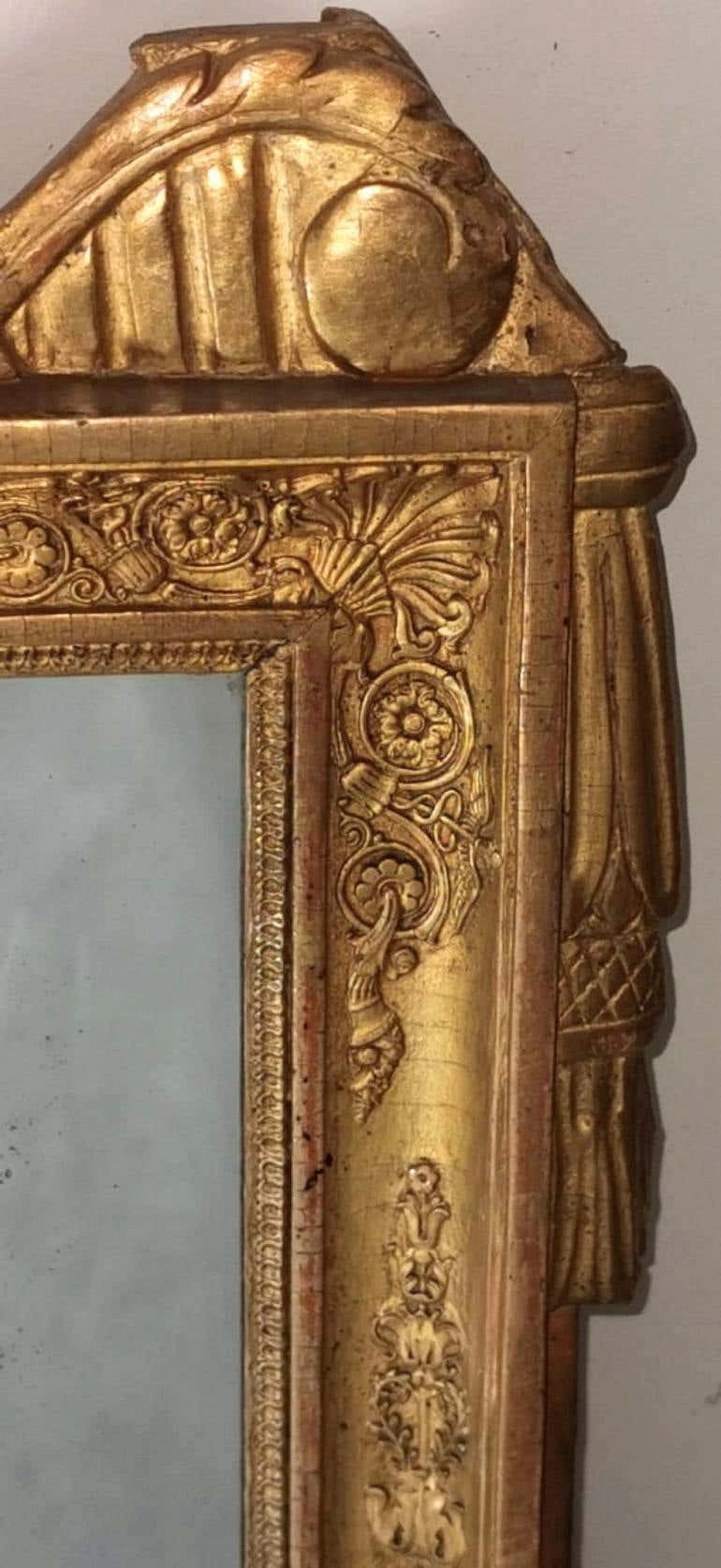 Napoleon I wood mirror in gold leaf, 19th century 1187094