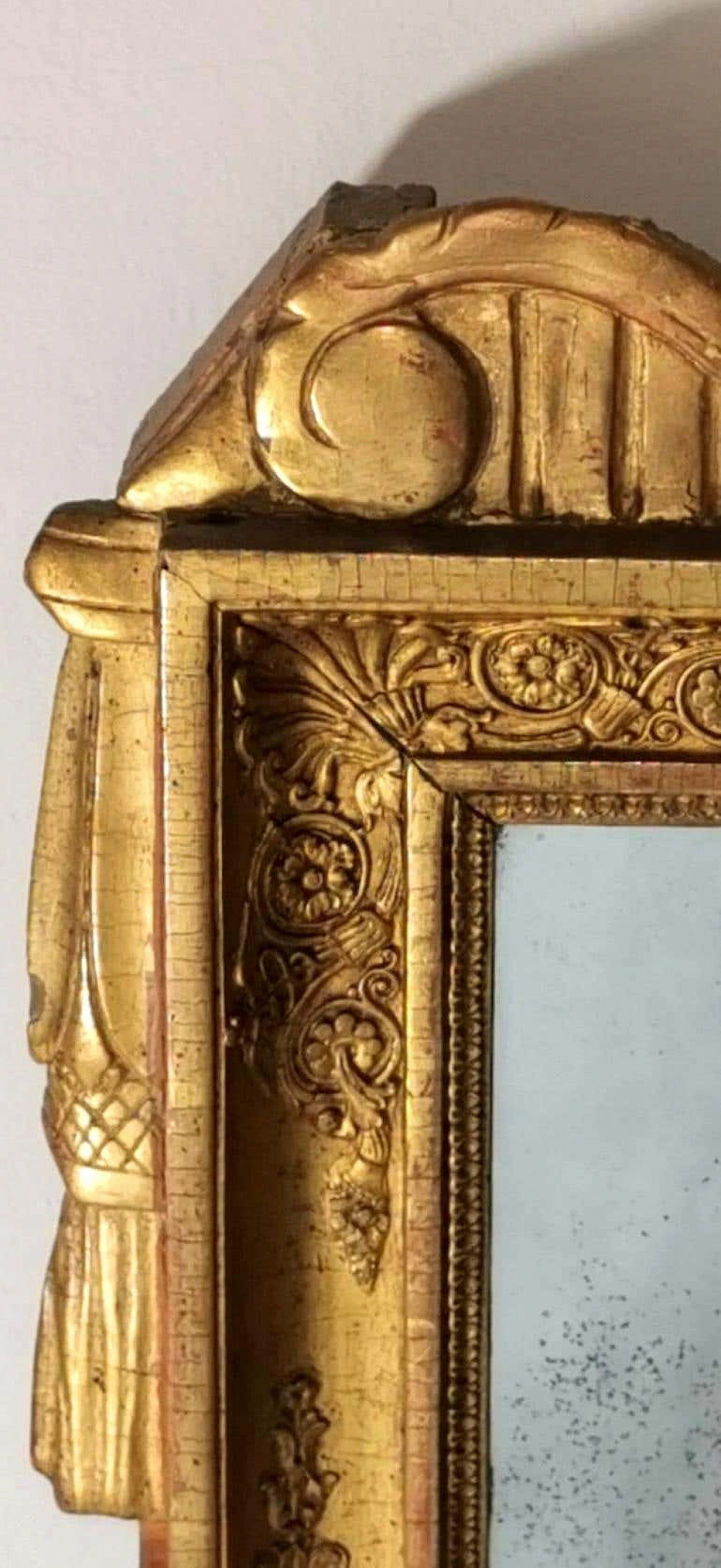 Napoleon I wood mirror in gold leaf, 19th century 1187095