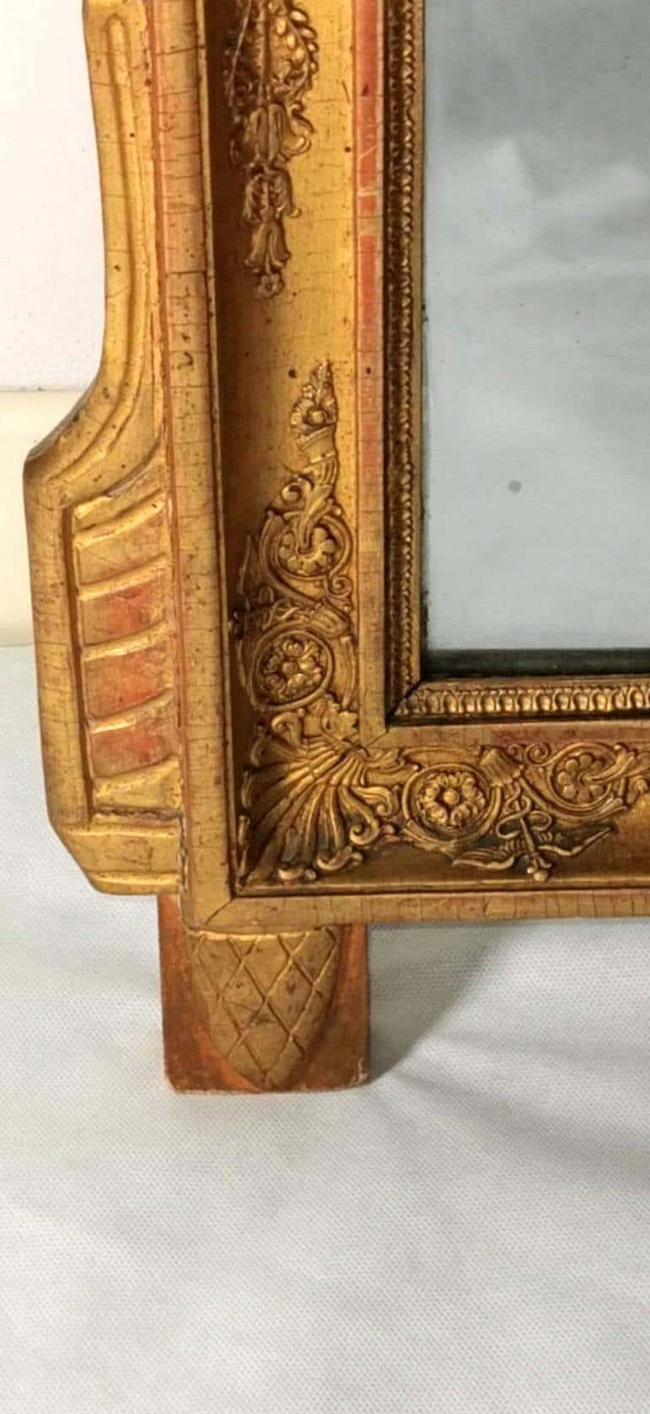 Napoleon I wood mirror in gold leaf, 19th century 1187097
