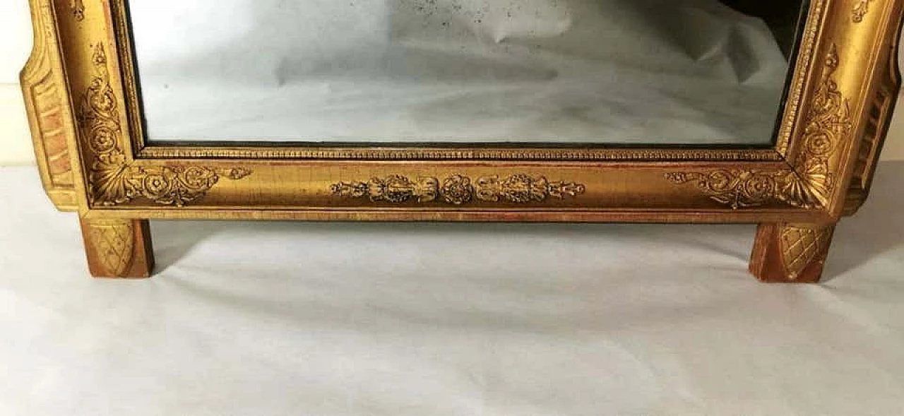 Napoleon I wood mirror in gold leaf, 19th century 1187098
