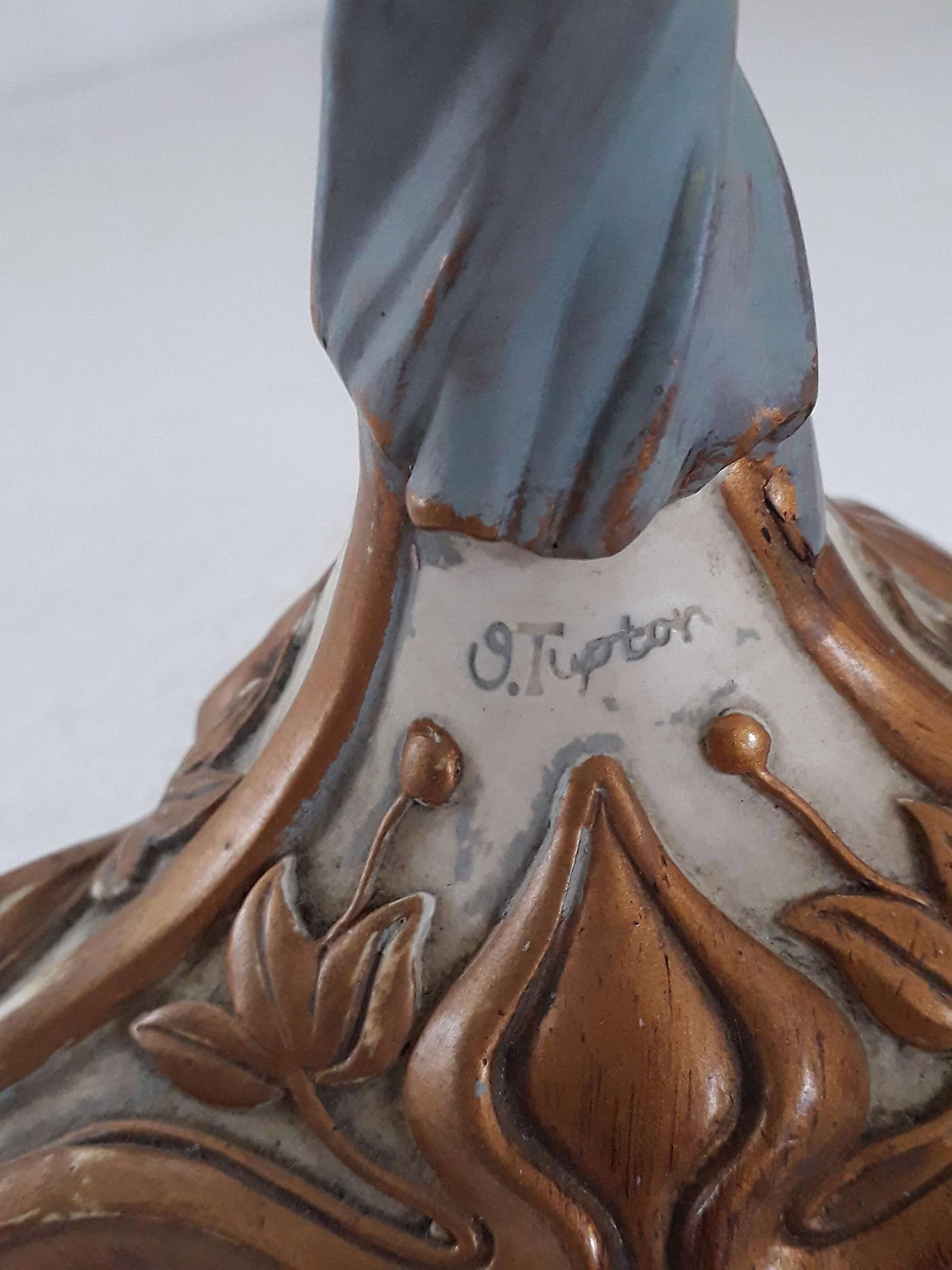 Pair of Liberty style candlesticks, 80s 1187460