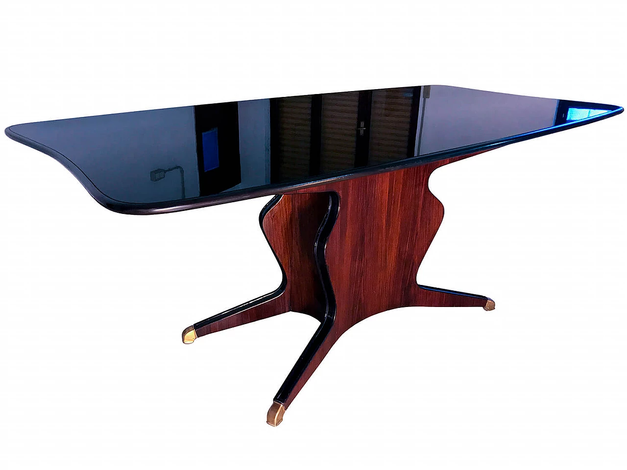 Mahogany dining table by Osvaldo Borsani, 50s 1187547