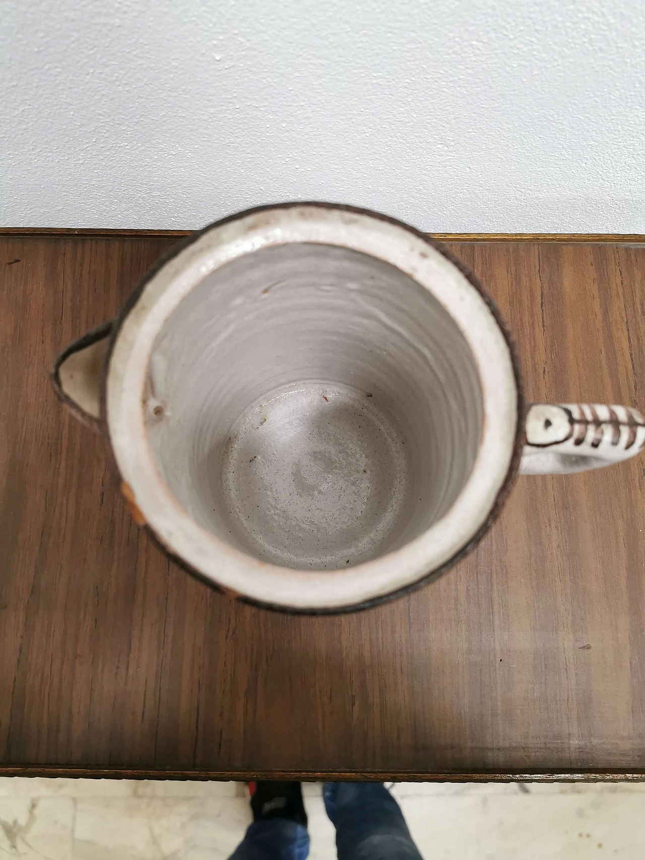 Sicilian multicolor ceramic pitcher by Giovanni De Simone, 60s 1188056