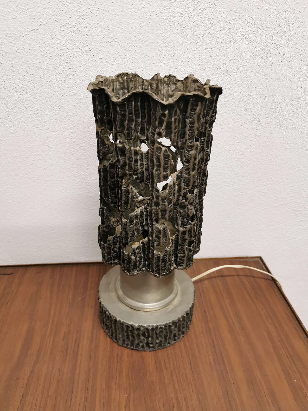 Pewter table lamp, 60s 1188088
