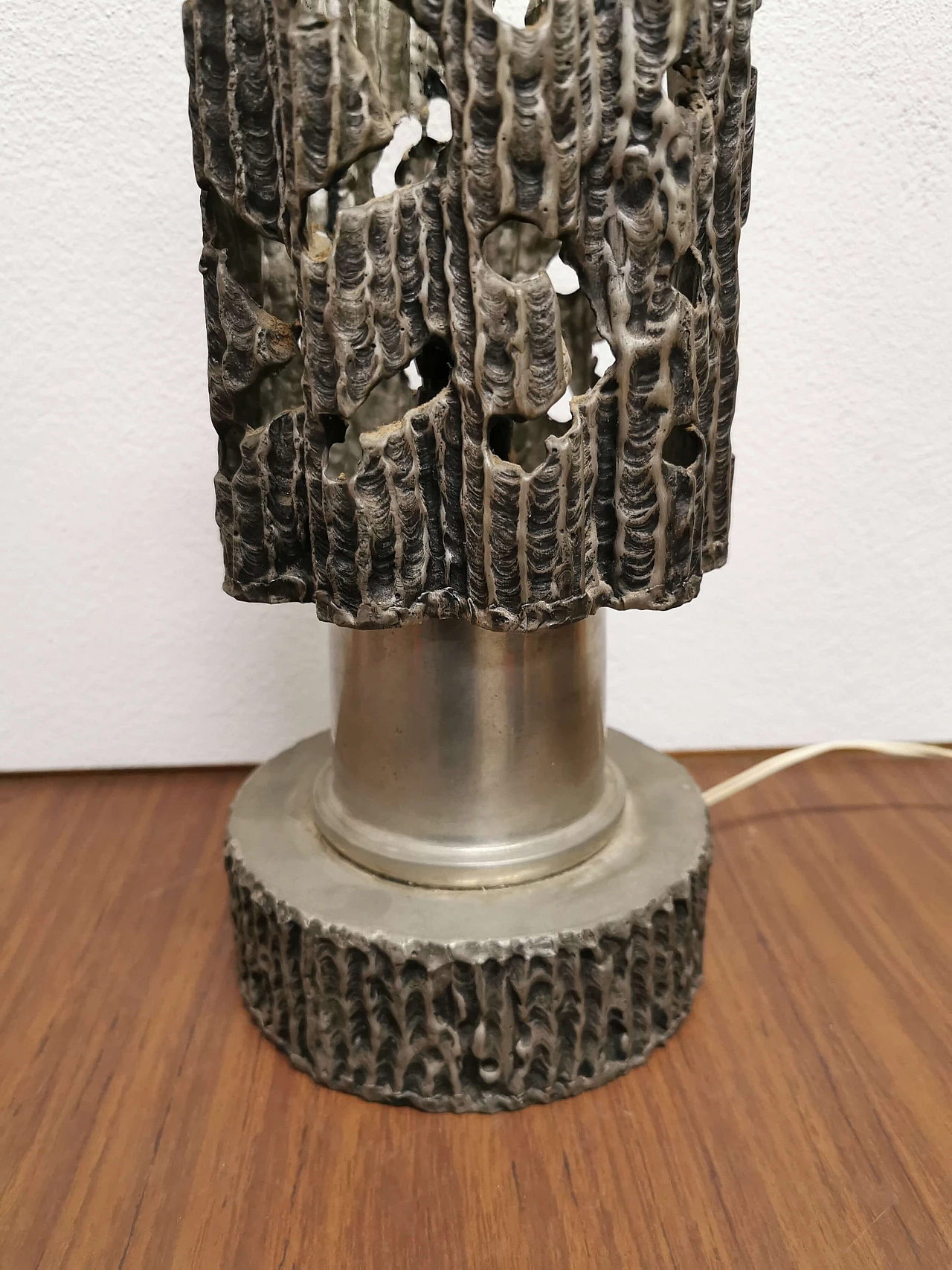 Pewter table lamp, 60s 1188091