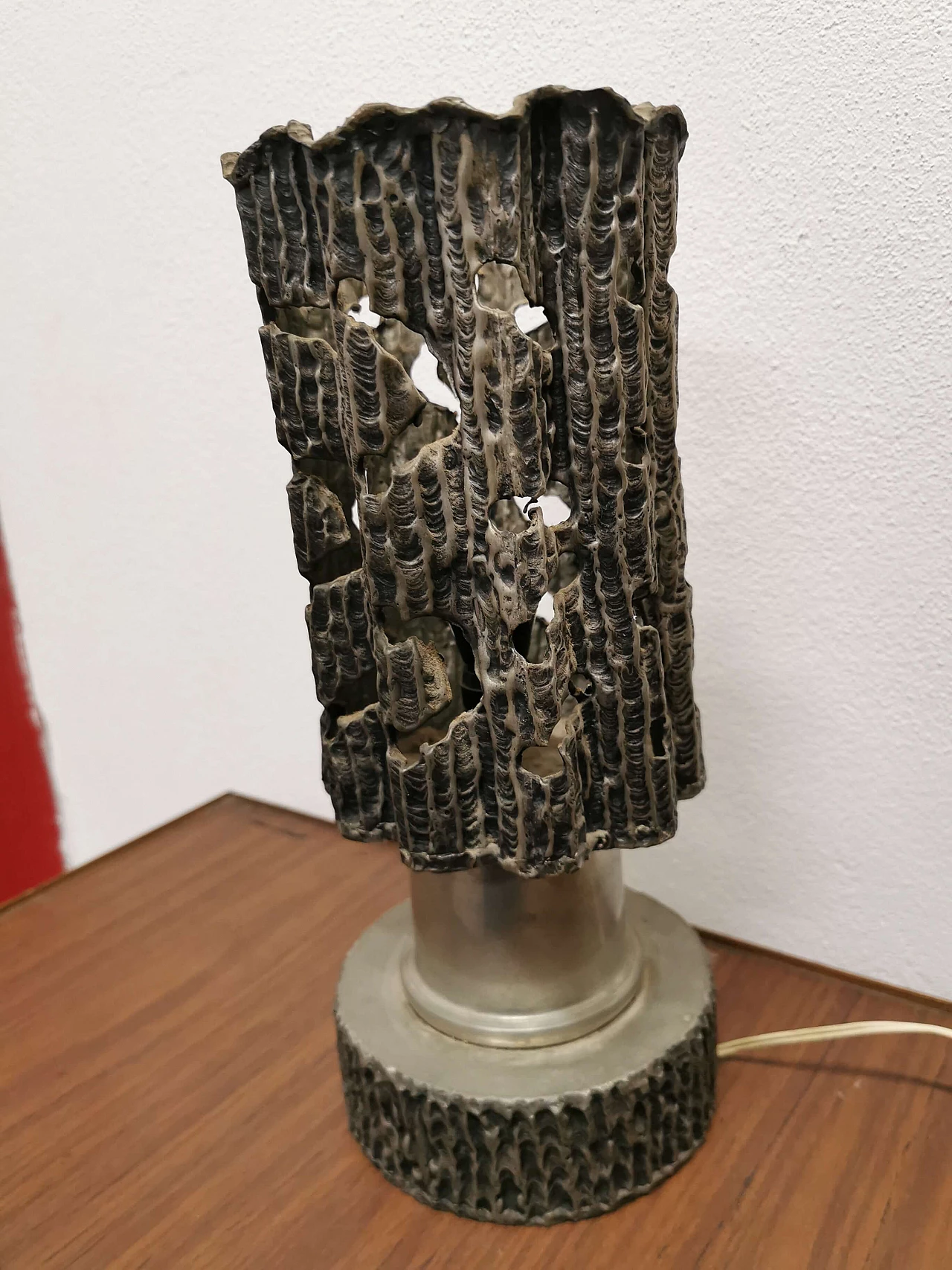 Pewter table lamp, 60s 1188094