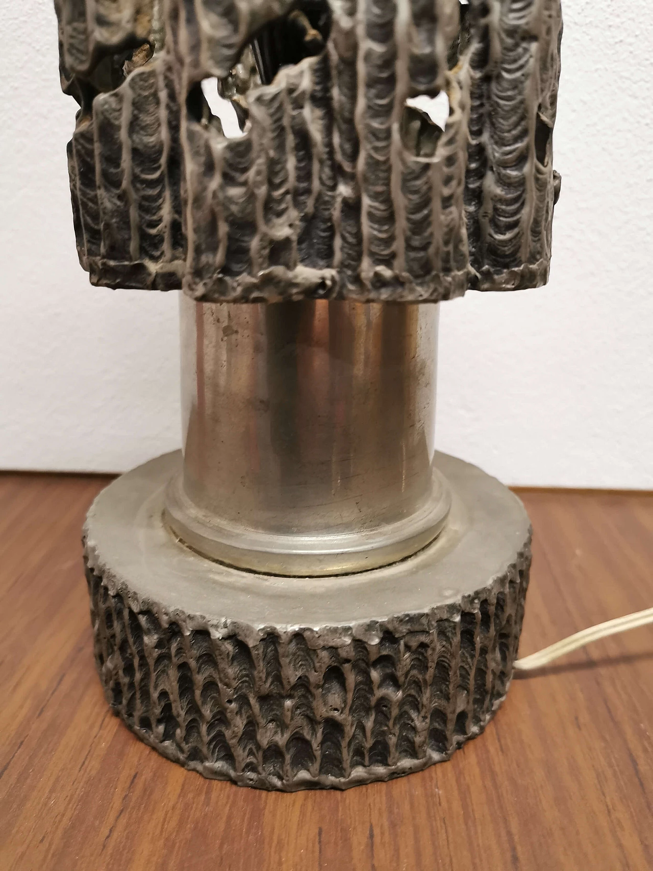 Pewter table lamp, 60s 1188099