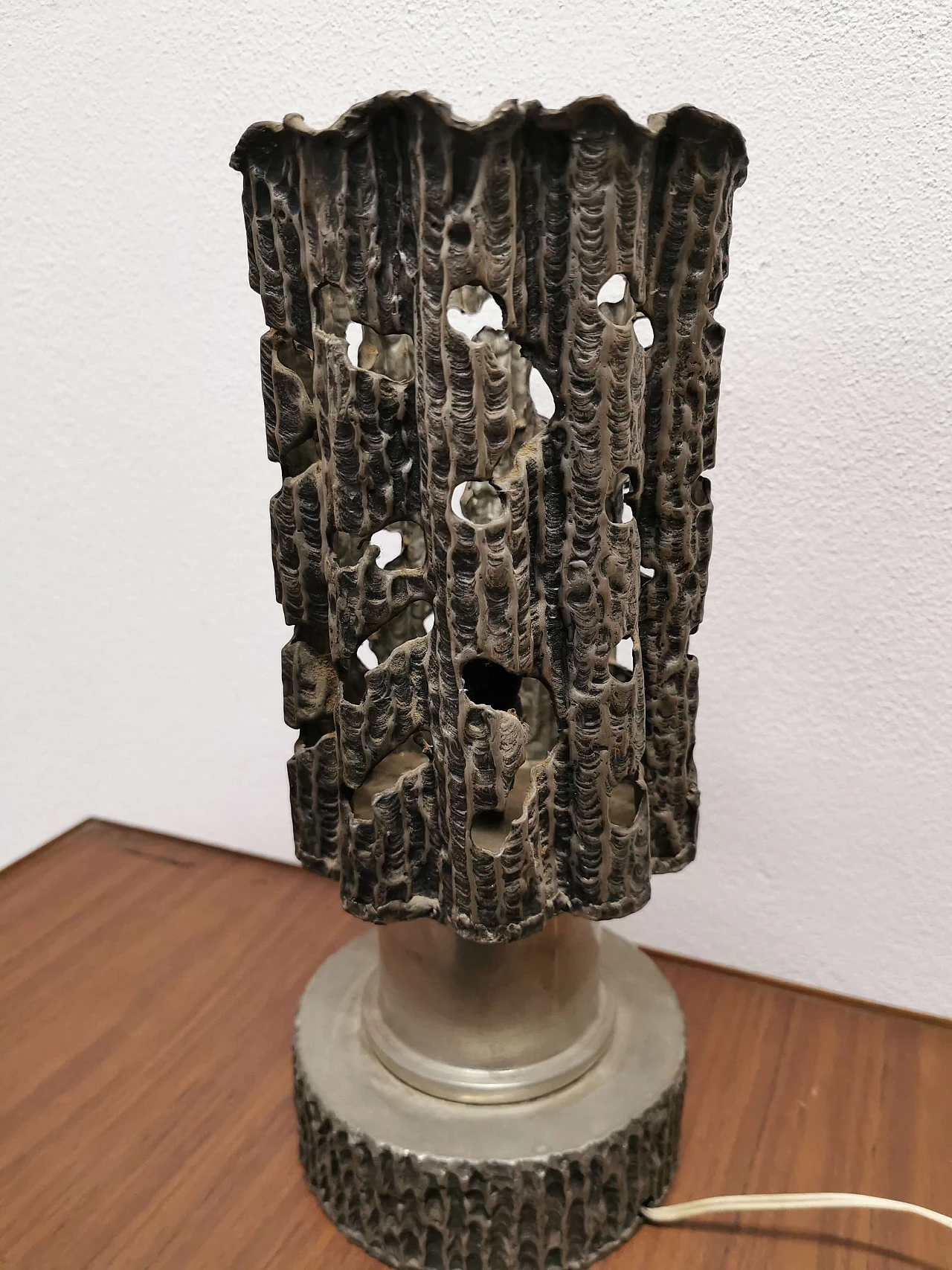Pewter table lamp, 60s 1188100