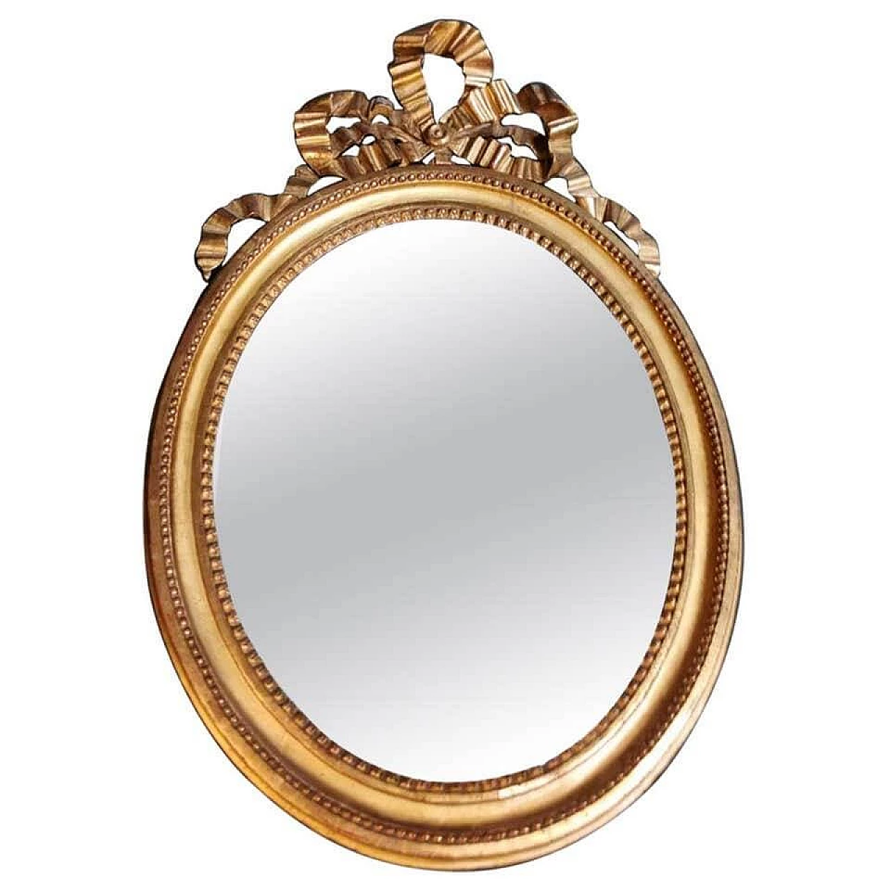Louis XVI wood mirror in gold leaf, 19th century 1188204