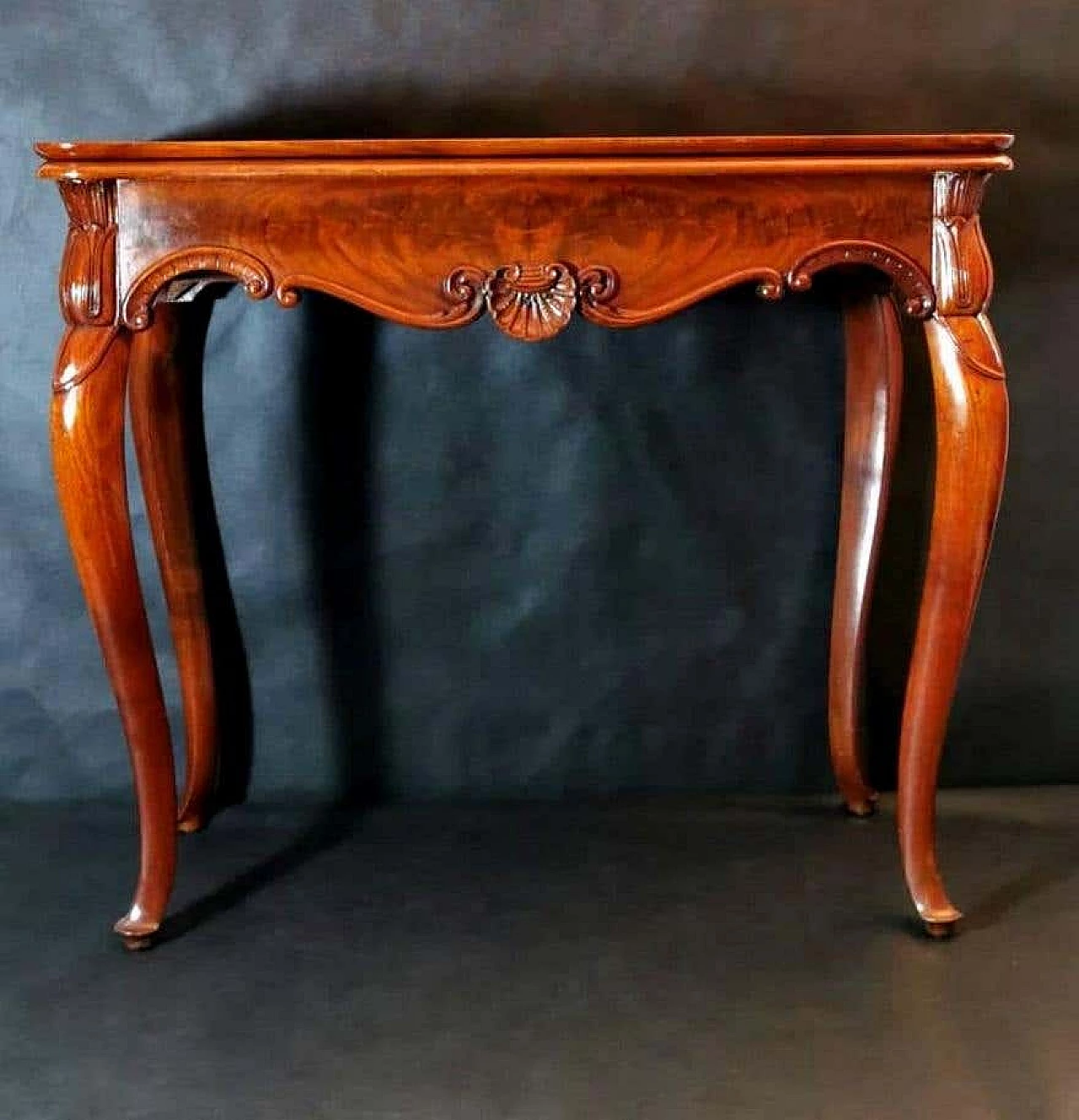 Louis Philip game table in mahogany, 19th century 1188292