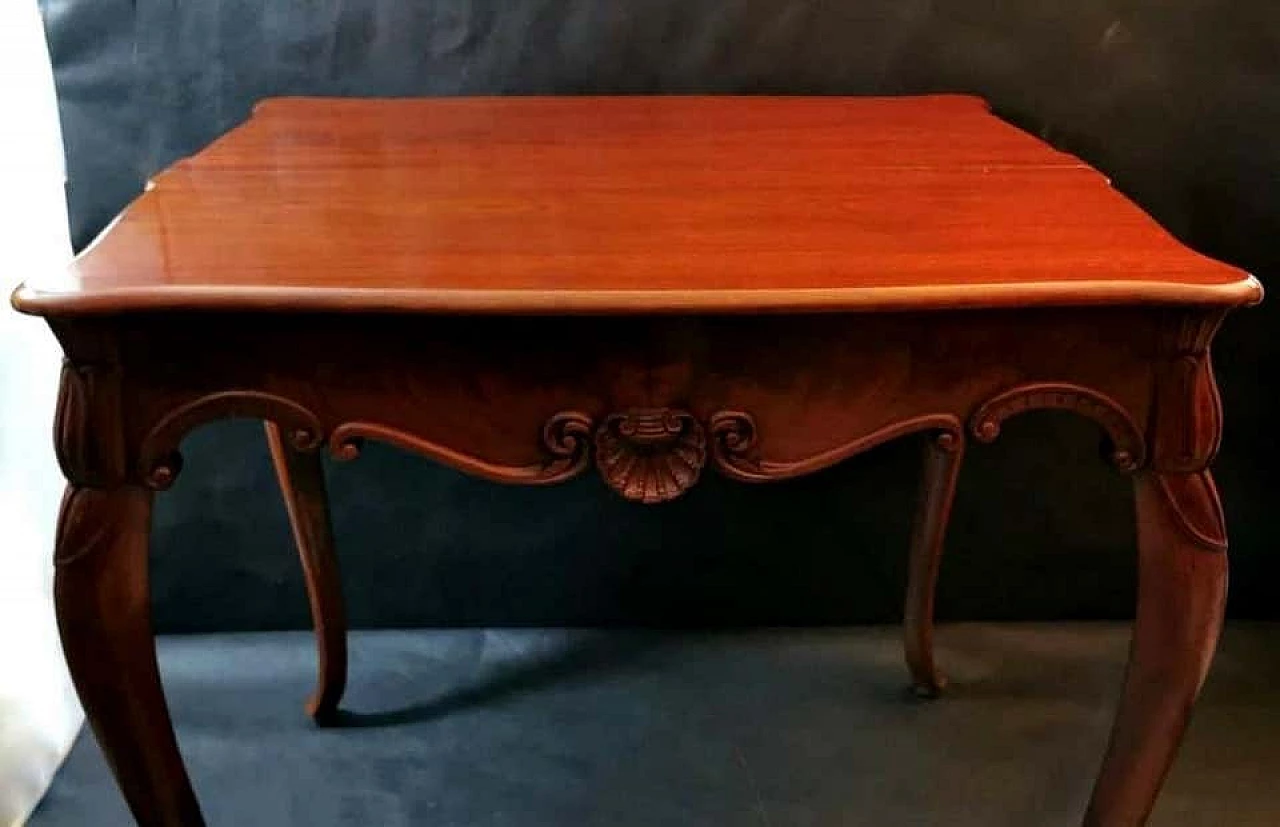Louis Philip game table in mahogany, 19th century 1188293