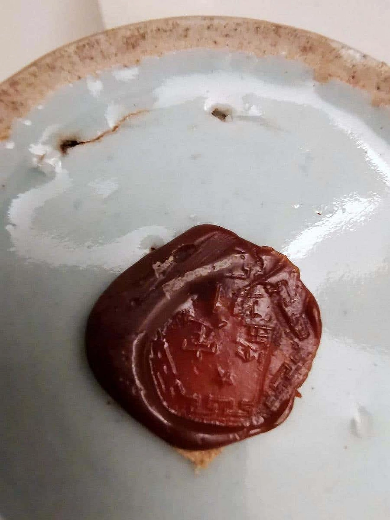 Pair of ginger jars in porcelain with decorations in cobalt blue, 18th Century 1188341