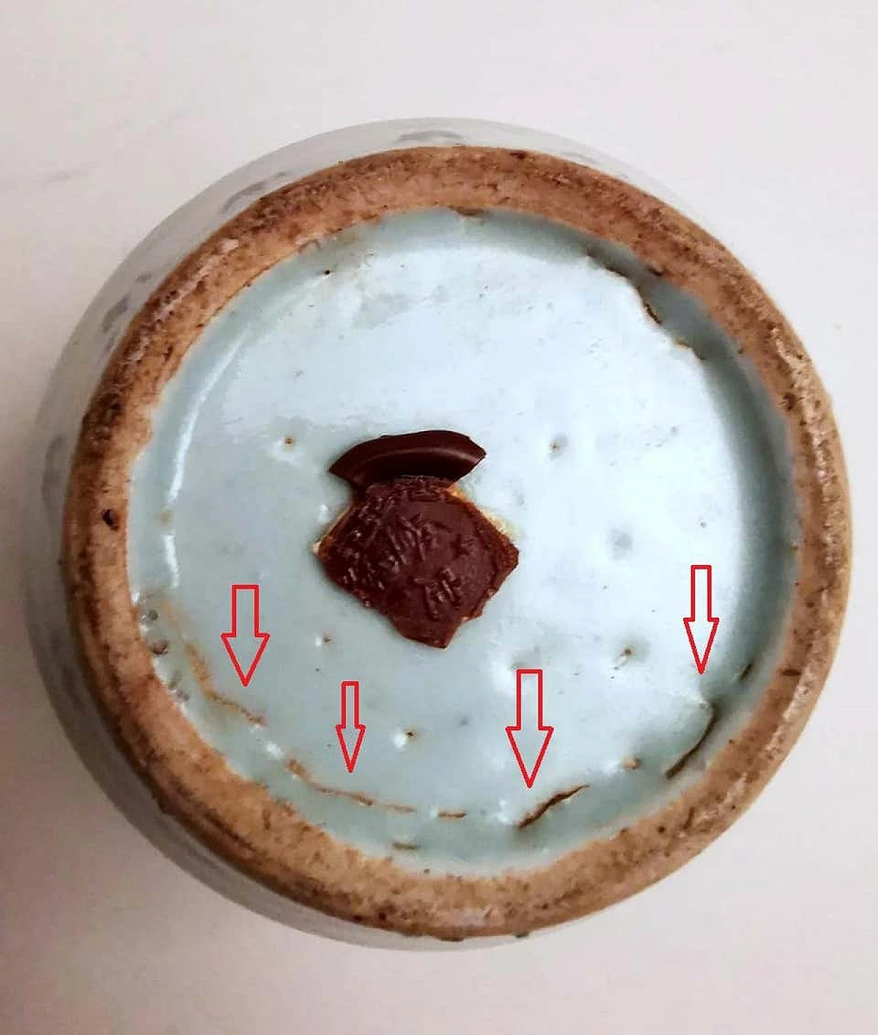 Pair of ginger jars in porcelain with decorations in cobalt blue, 18th Century 1188342