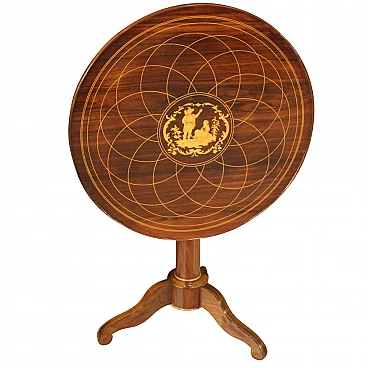 Inlaid wooden table, 1920s