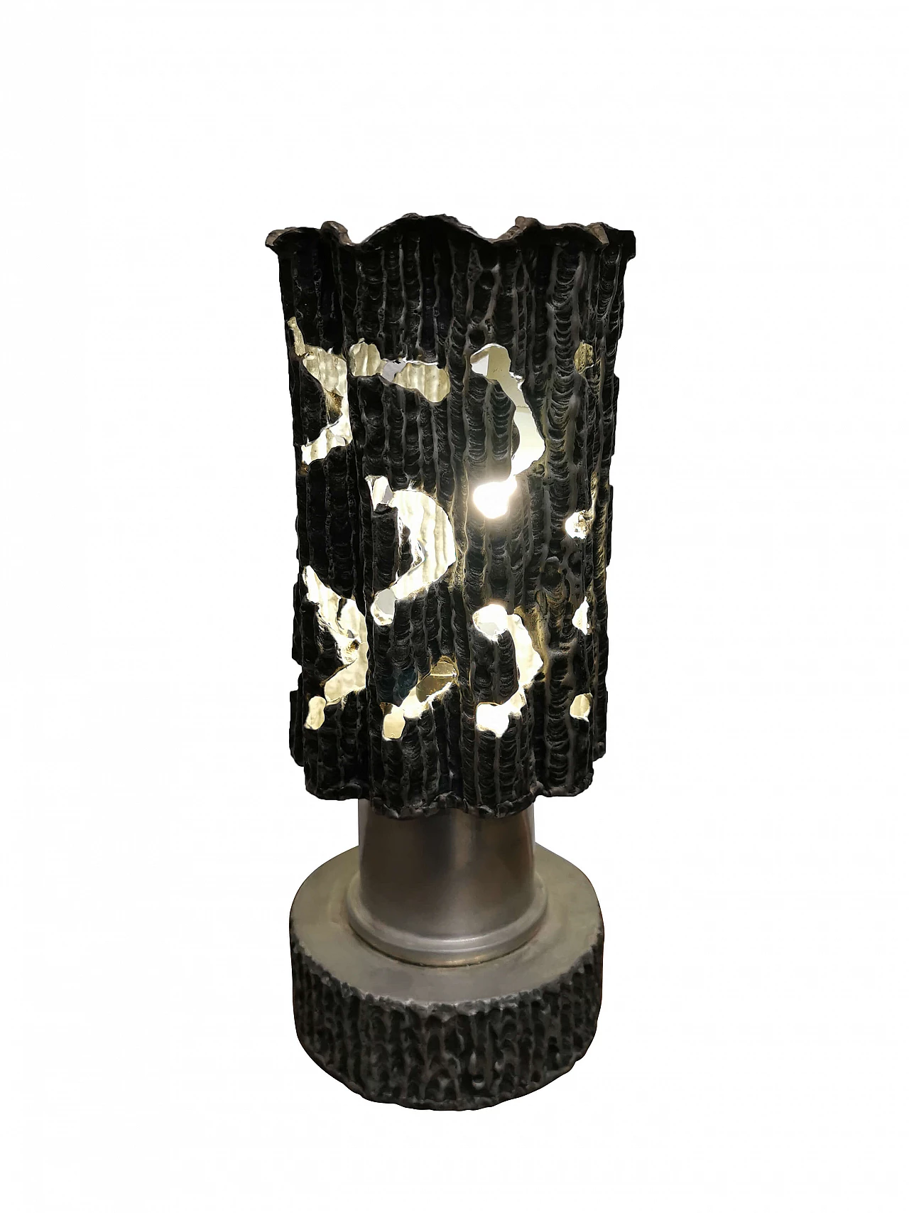 Pewter table lamp, 60s 1188375