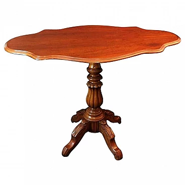 Louis Philippe sail table in walnut, 19th century
