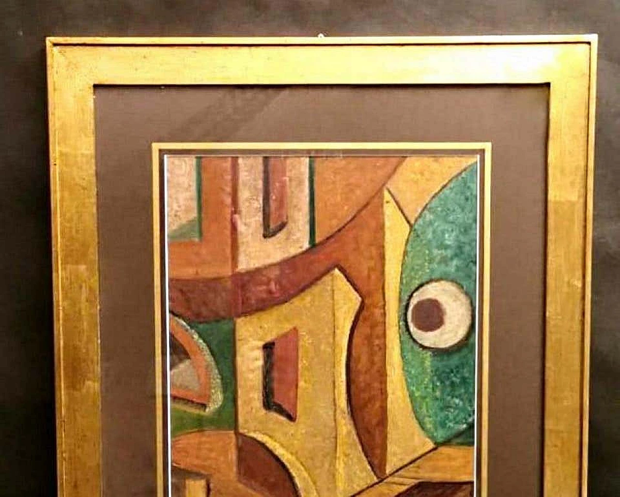 Constructivist mixed technique russian painting, 20s 1188440