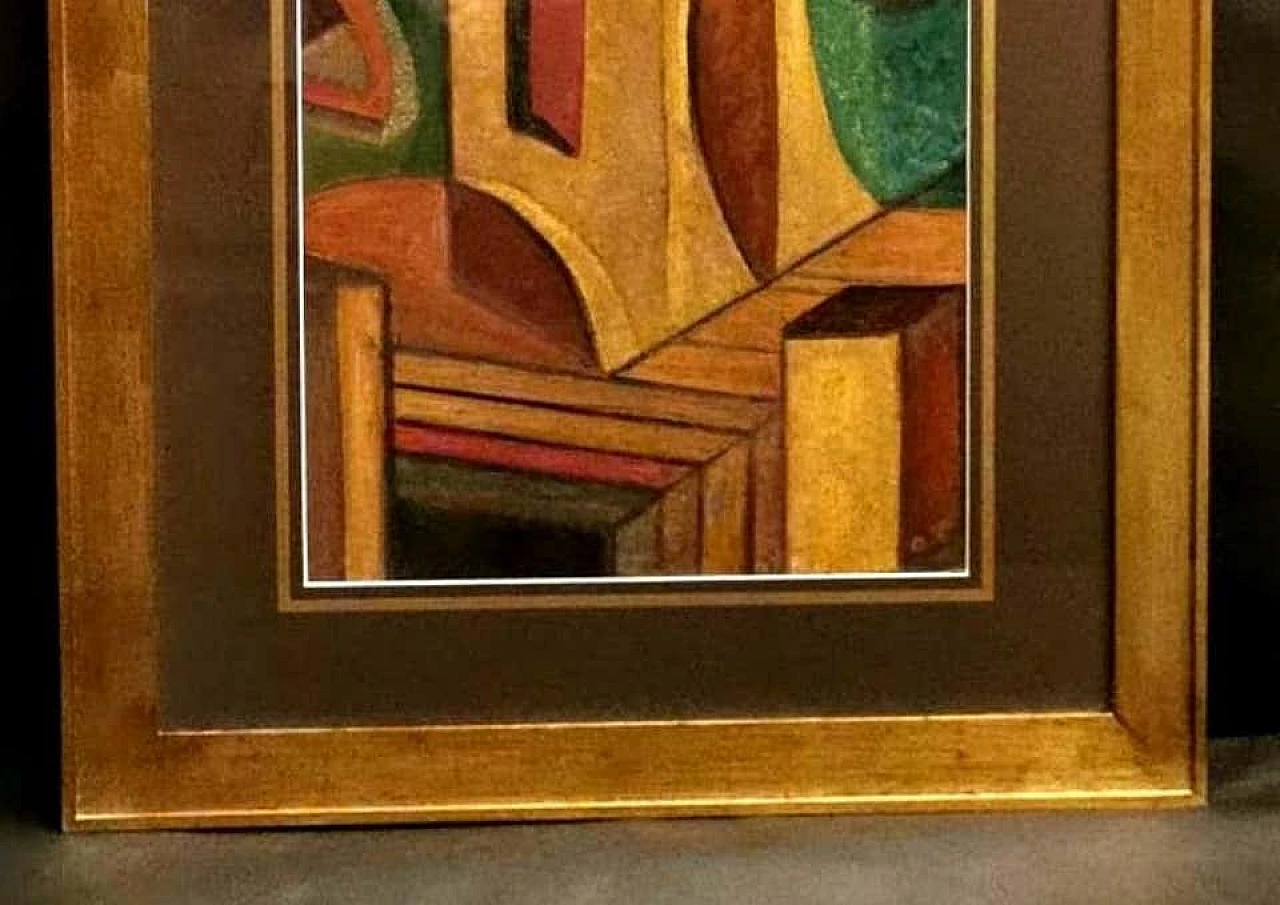 Constructivist mixed technique russian painting, 20s 1188441