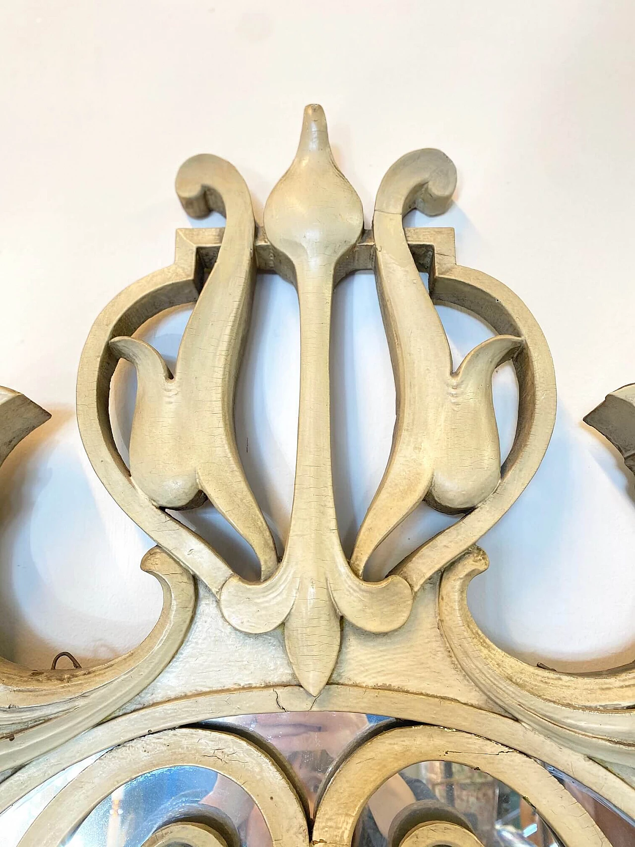 Specchiera Liberty in legno laccato, anni '10 1188613