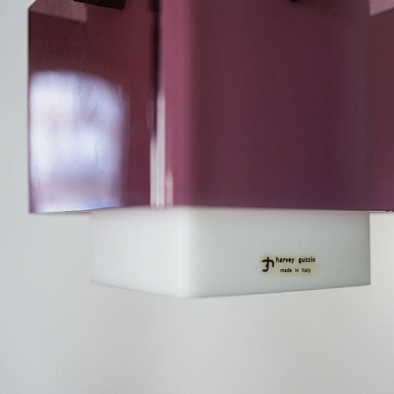 Lampadario a 3 luci di Harvey Guzzini, anni '60 1188803