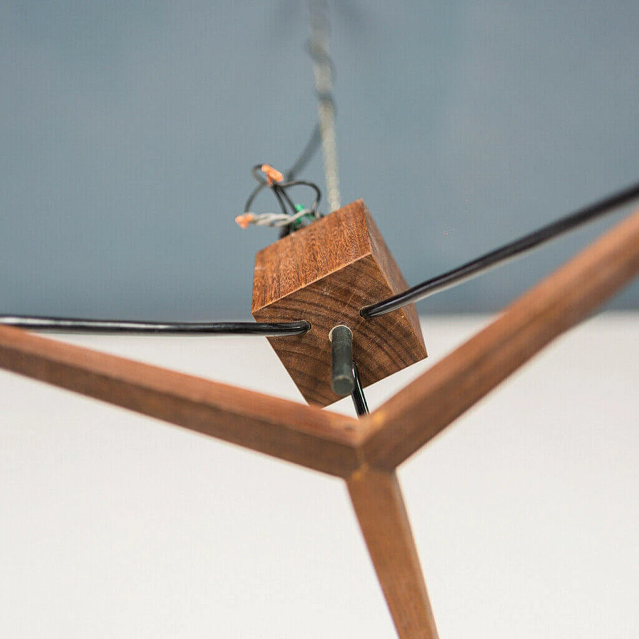 Lampadario a 3 luci di Harvey Guzzini, anni '60 1188808