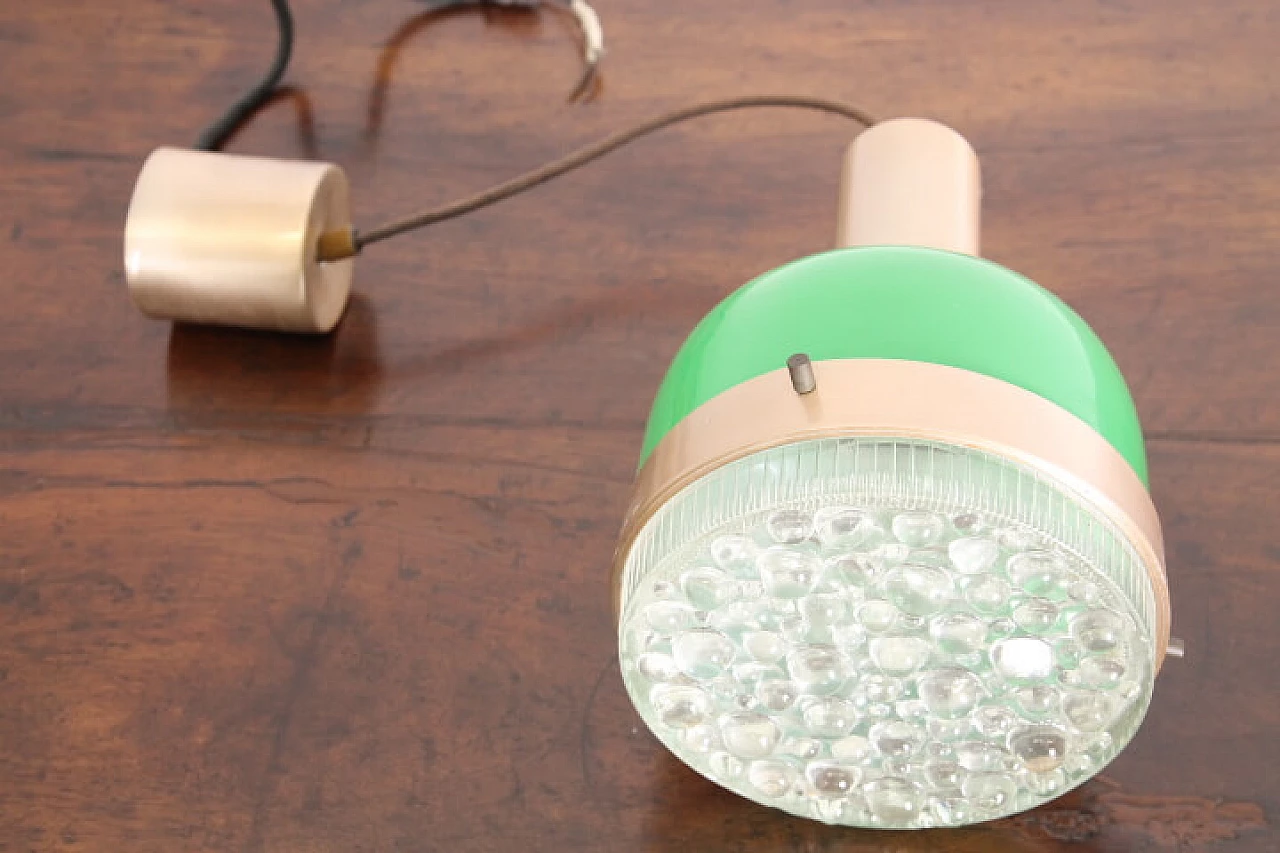 Lampadario in vetro, anni '50 1189495