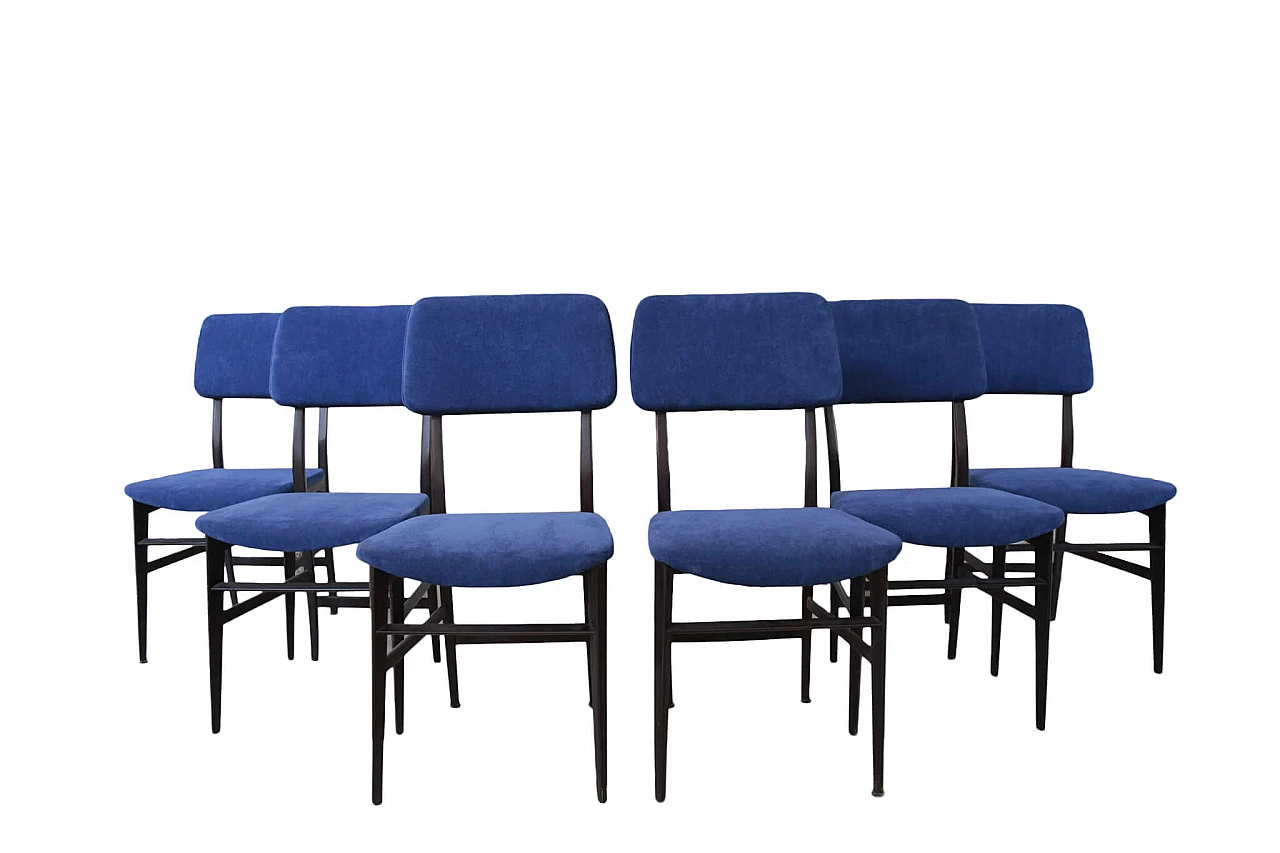 6 Chairs by Vittorio Dassi for Edmondo Palutari, 60s 1189633