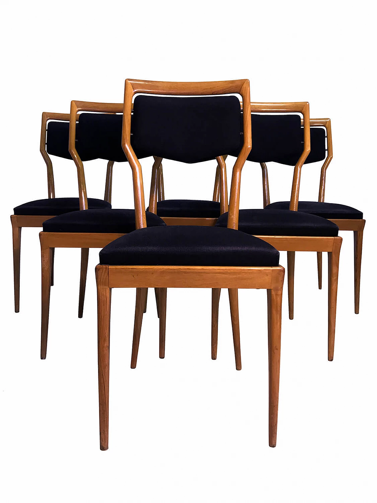 6 dining chairs by Vittorio Dassi, 50s 1189668