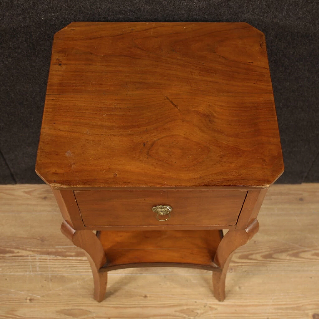 Italian coffee table in cherry, walnut and fruit wood, 1920s 1189769