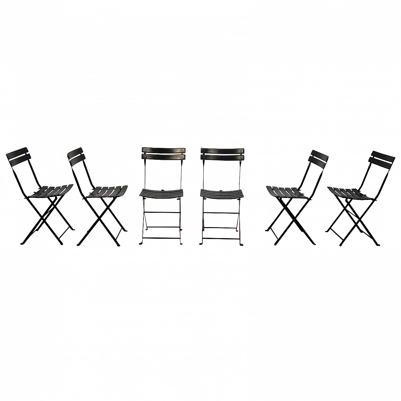 6 Sedie Celestina in pelle di Marco Zanuso per Zanotta, anni '90 1190138