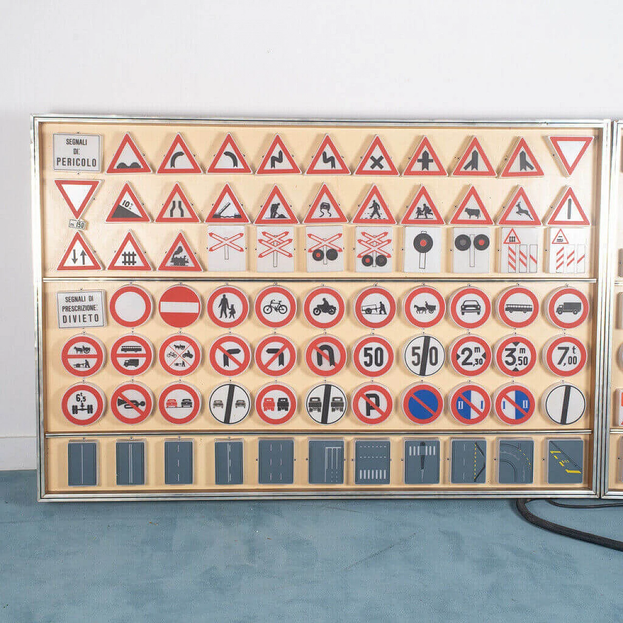 Luminous panel for driving school, 70s 1190866